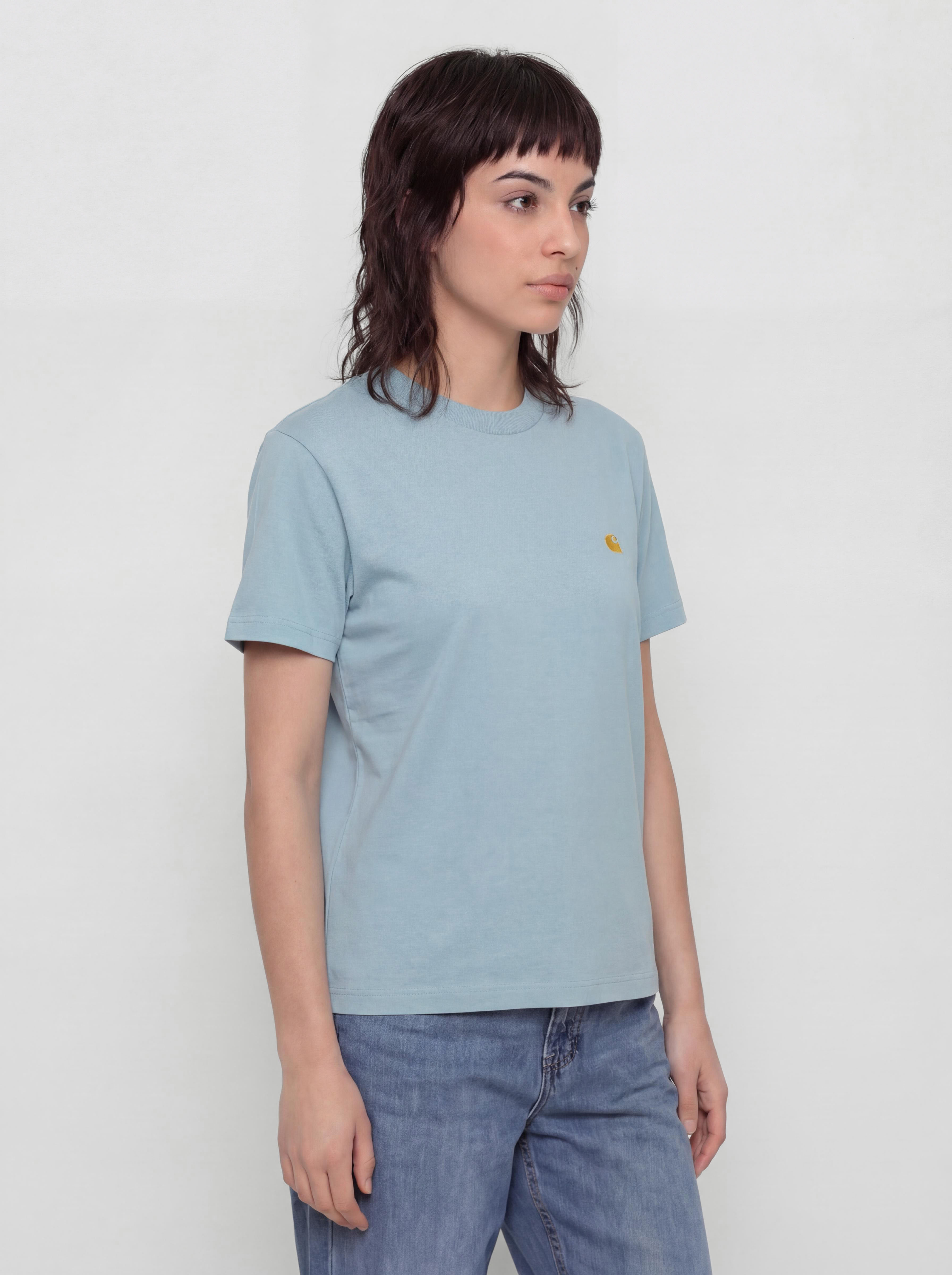 Tričko Carhartt WIP Chase Wmn (tourmaline/gold)