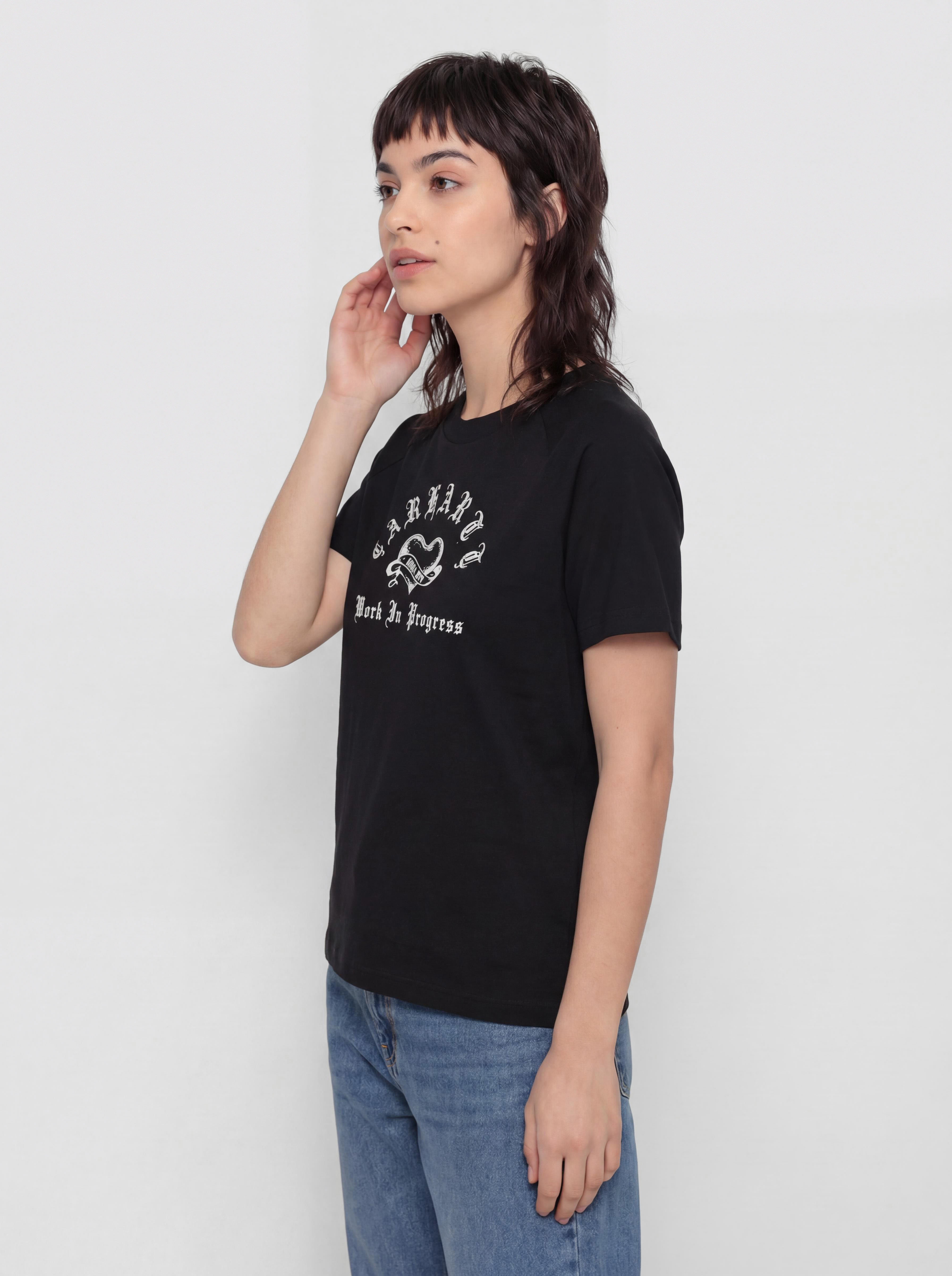 Tričko Carhartt WIP Honest Work Wmn (black/white)