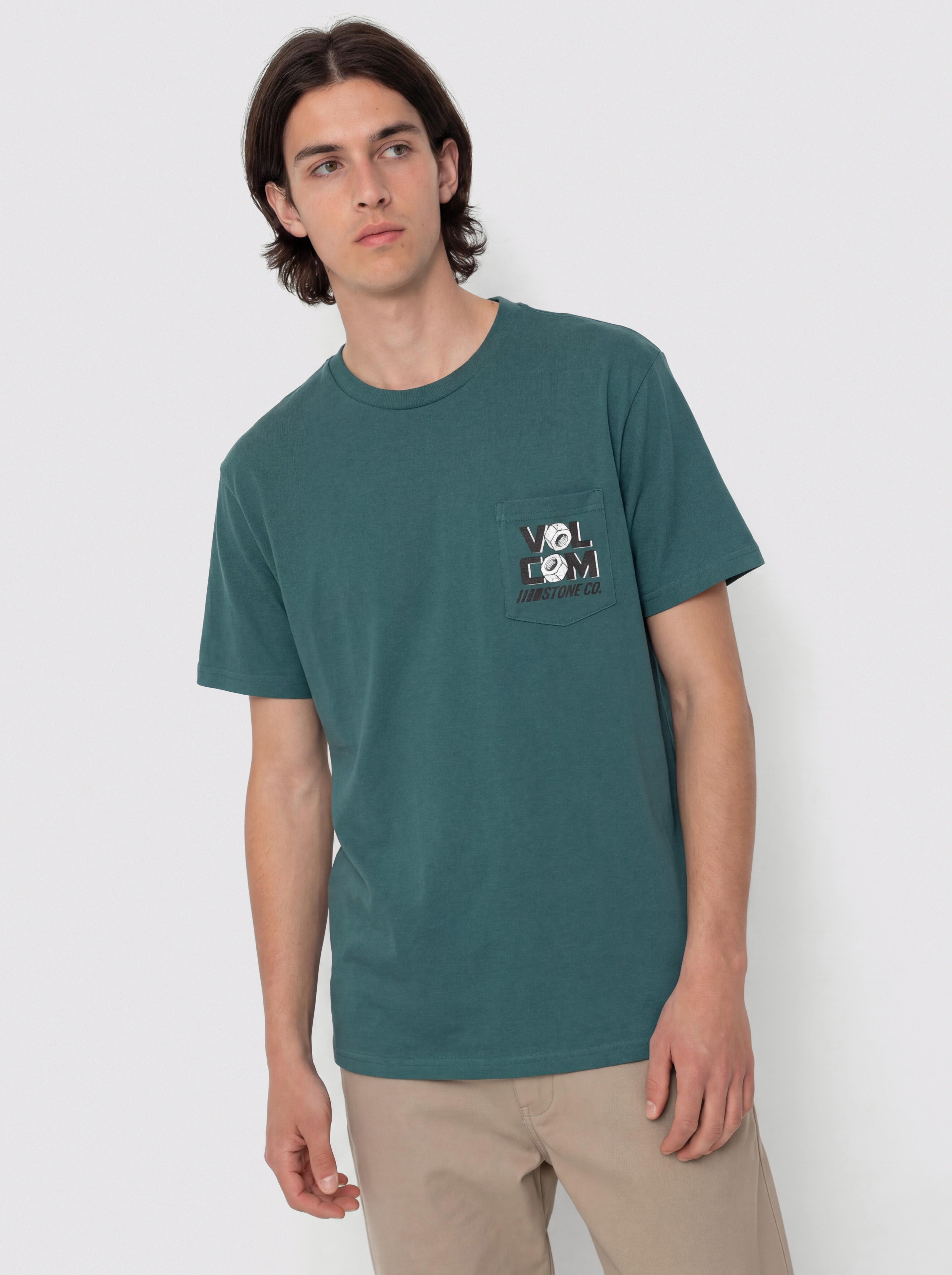 Tričko Volcom Parted Out Pocket (rifle green)
