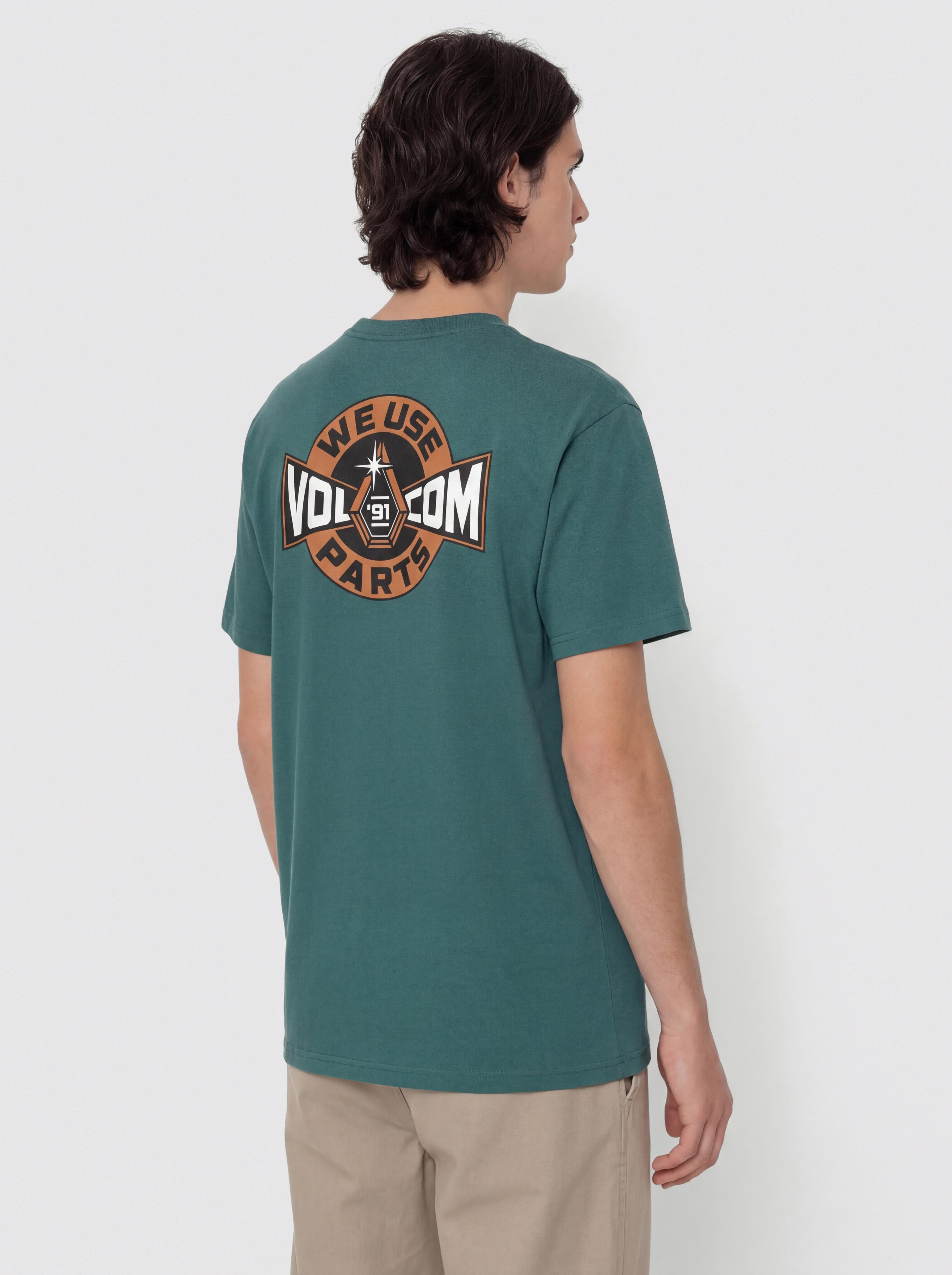 Tričko Volcom Parted Out Pocket (rifle green)