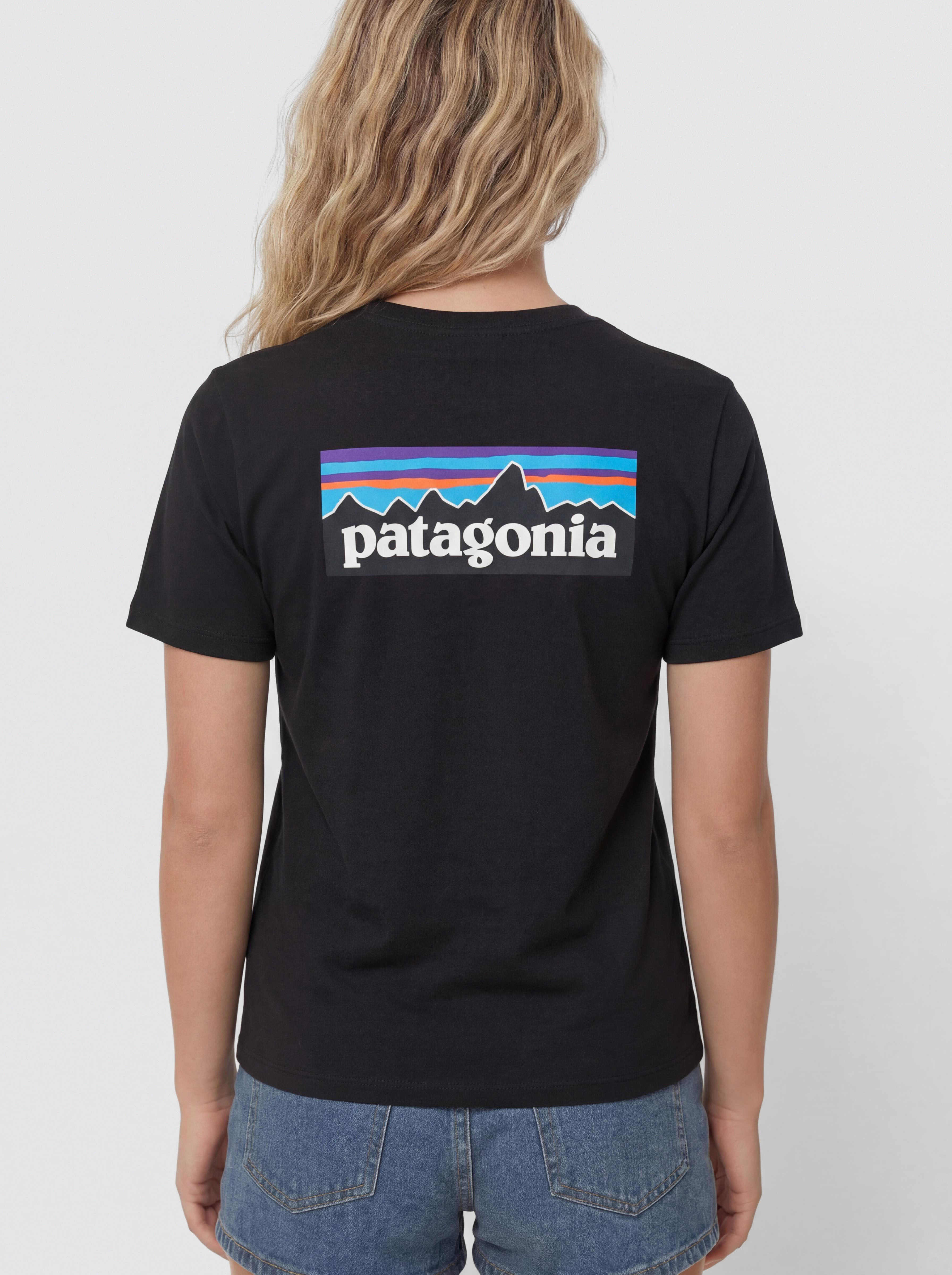 Tričko Patagonia P 6 Logo Responsibili Wmn (black)