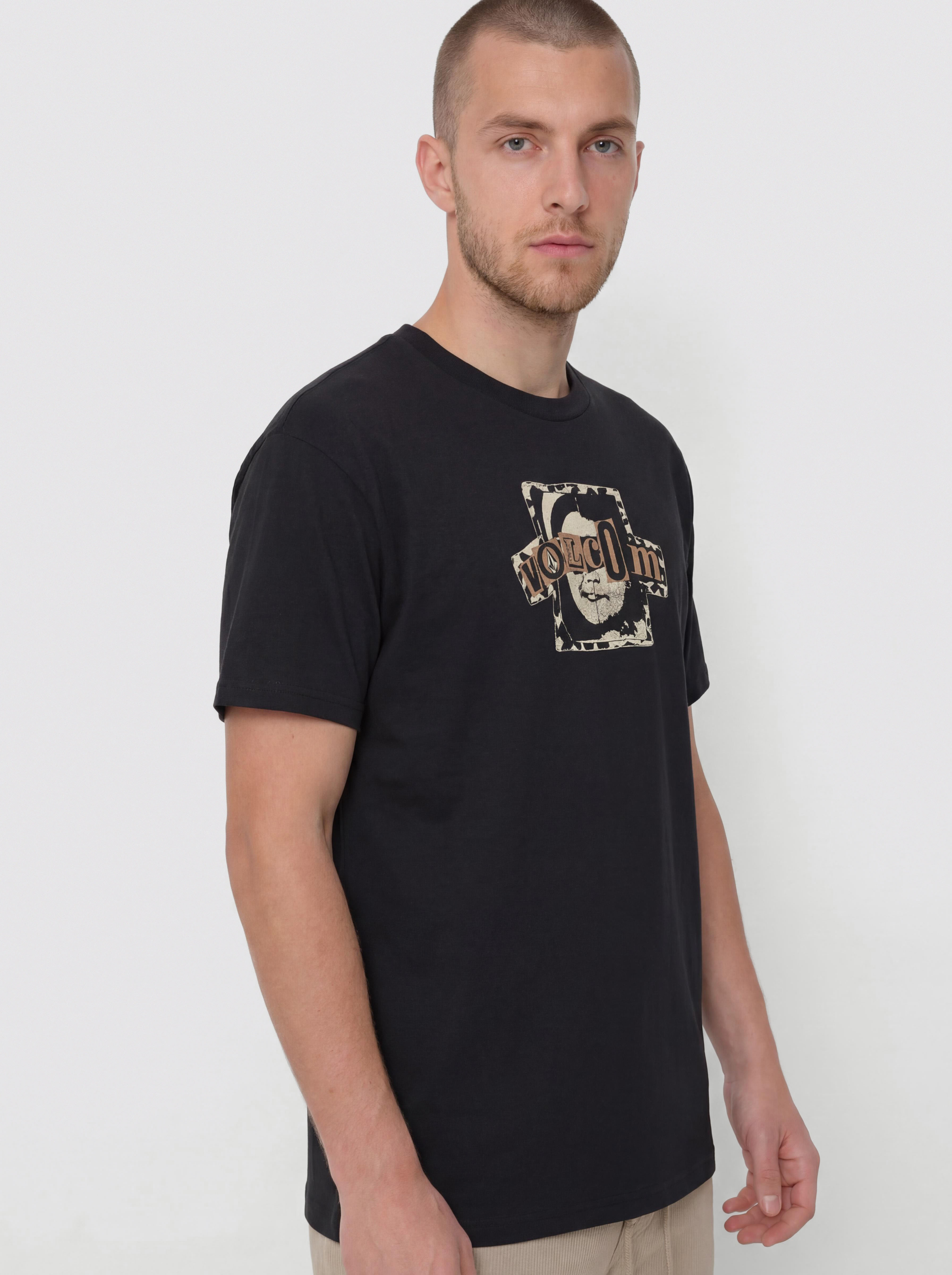 Tričko Volcom Sneer (antique black)