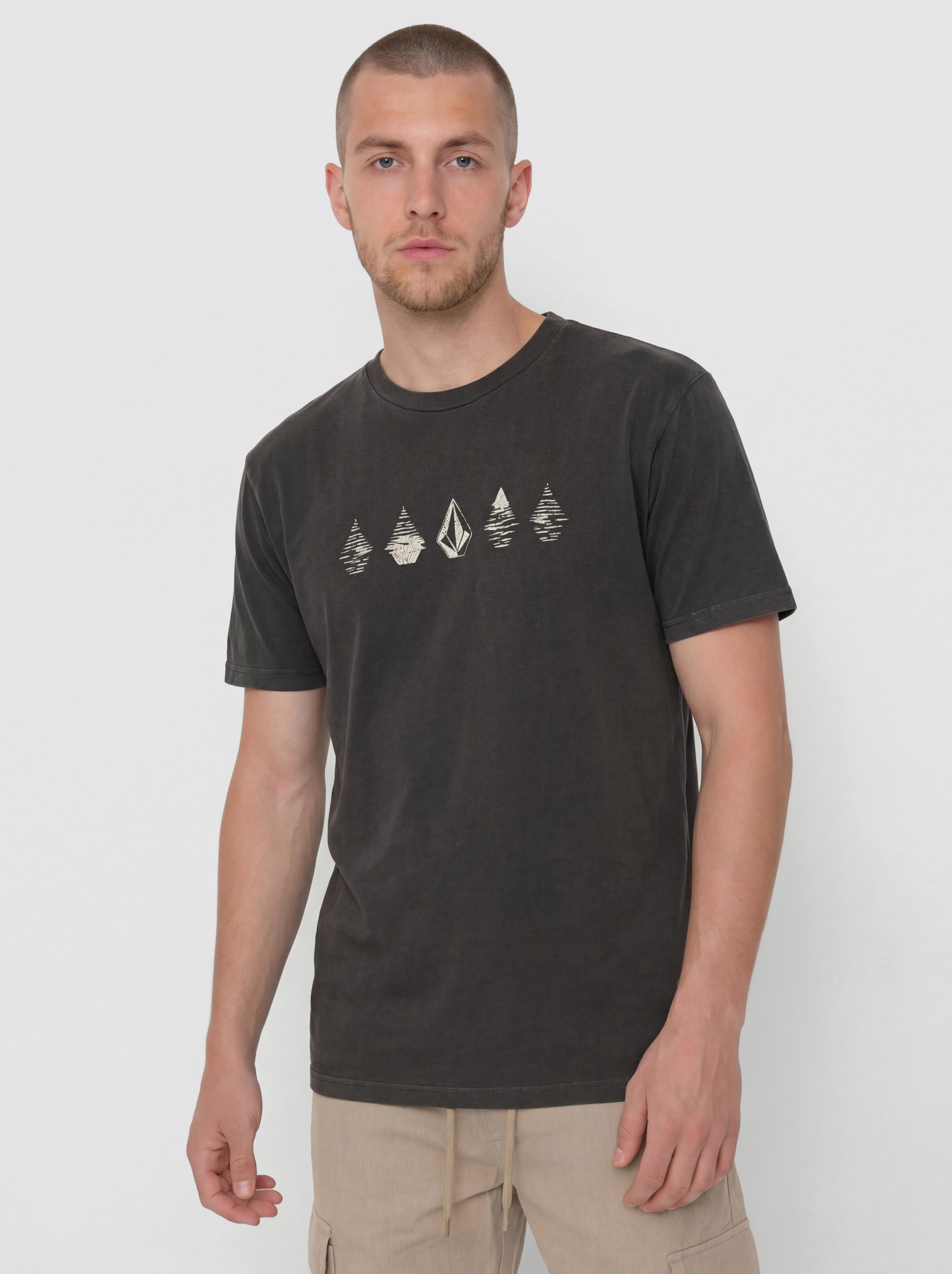 Tričko Volcom Lunar Phases (black)