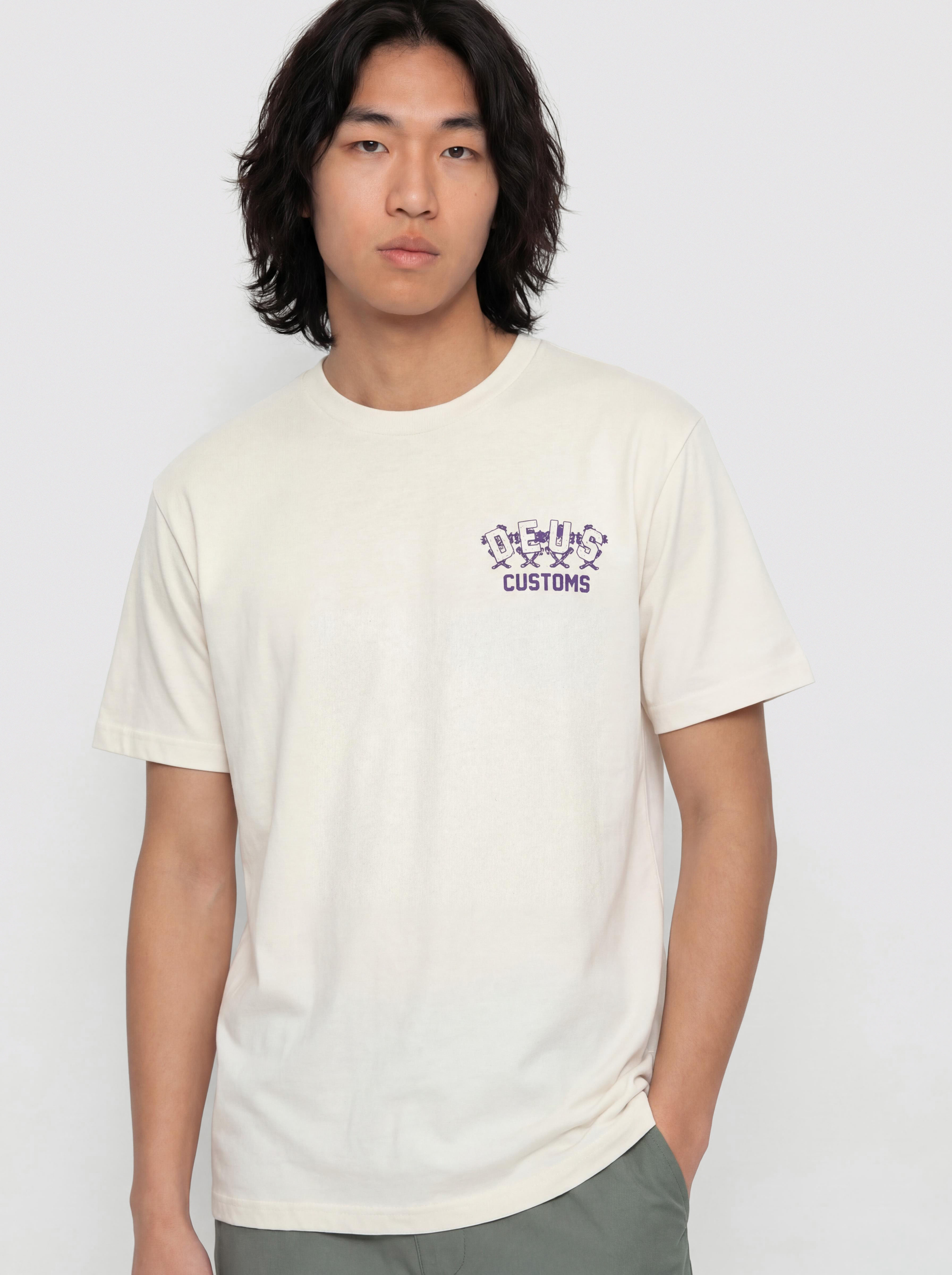 Tričko Deus Ex Machina Fancy Pansy (vintage white)