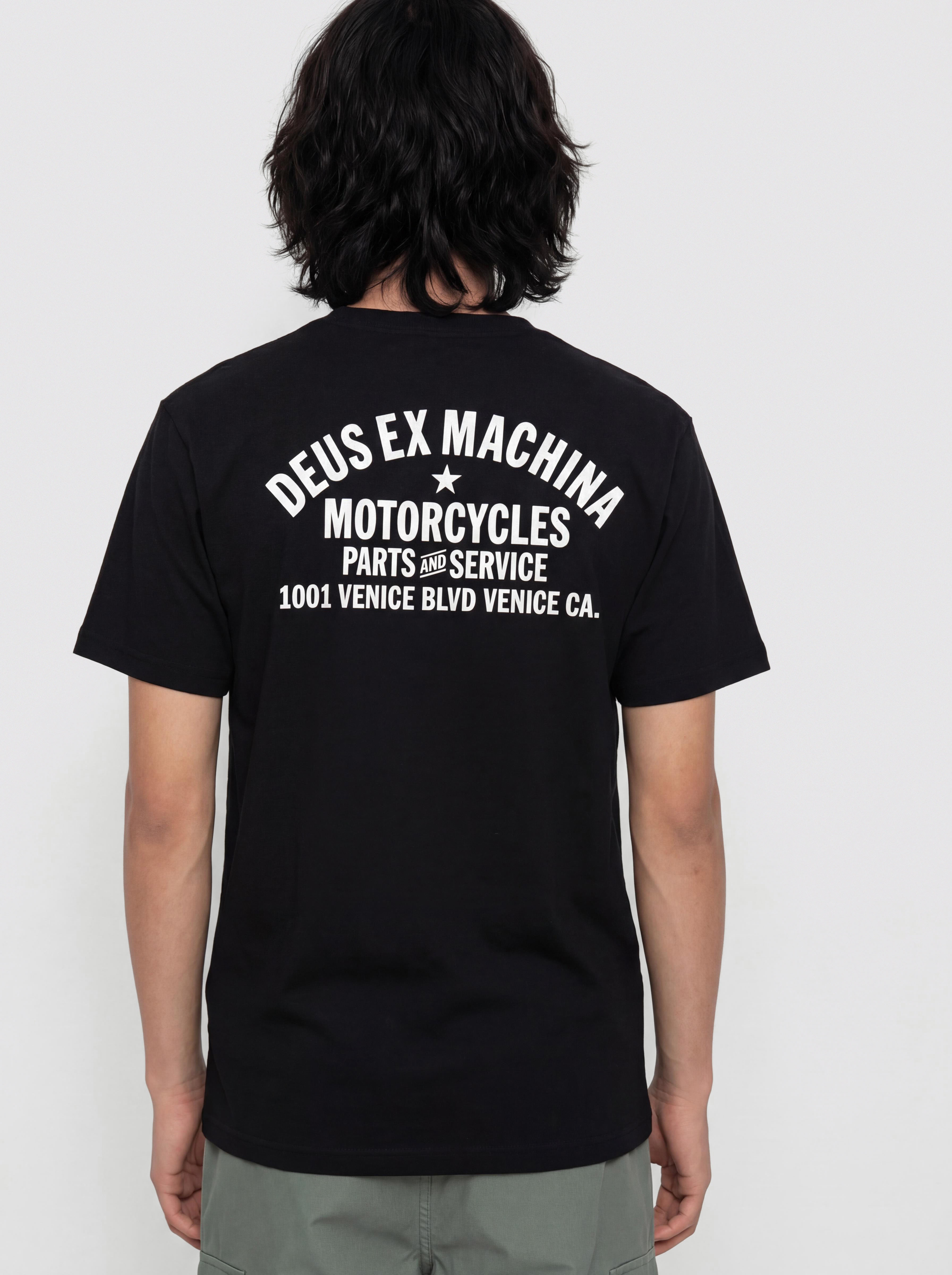 Tričko Deus Ex Machina Venice Address (black)
