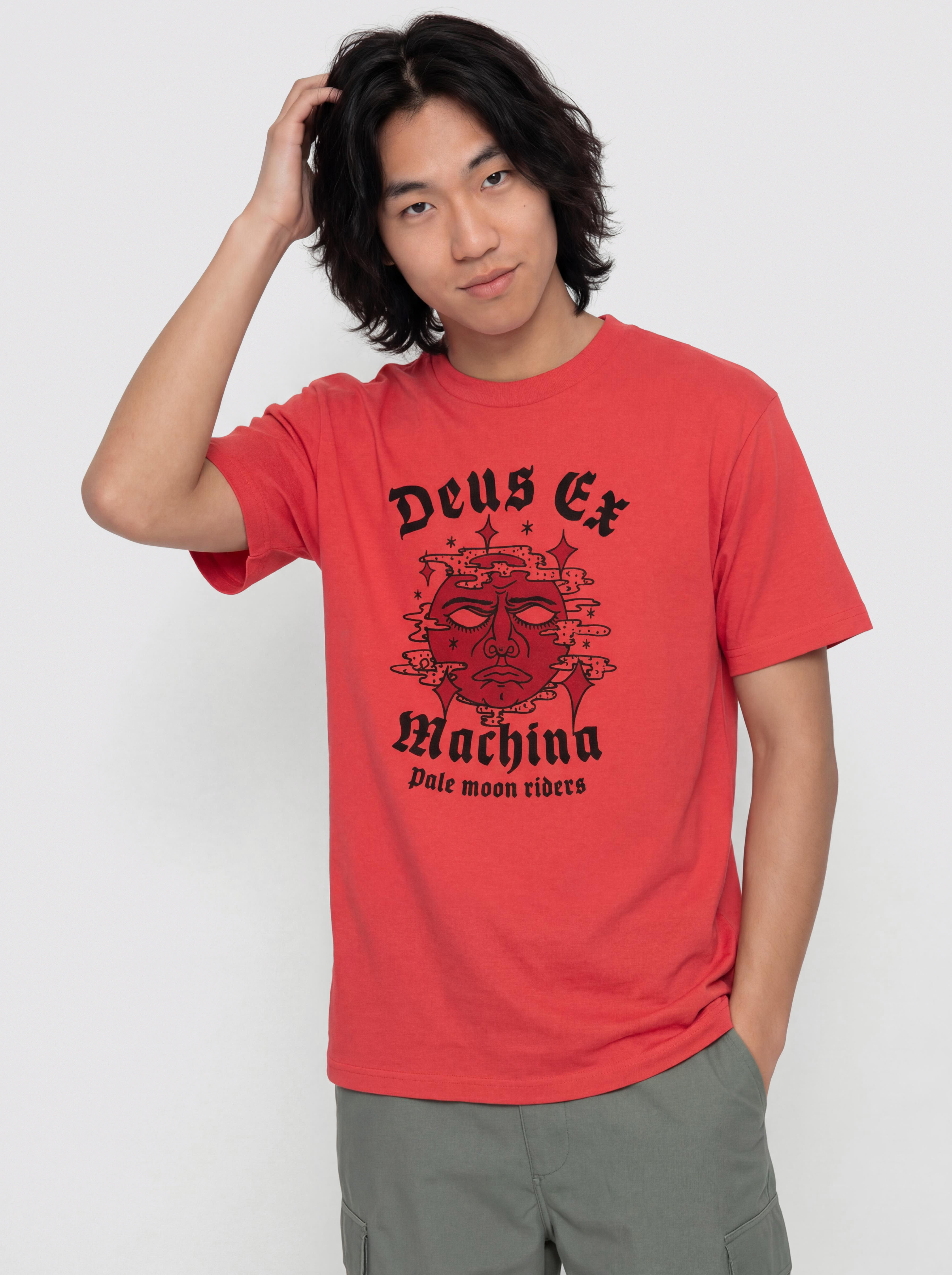 Tričko Deus Ex Machina Solaris (melon red)