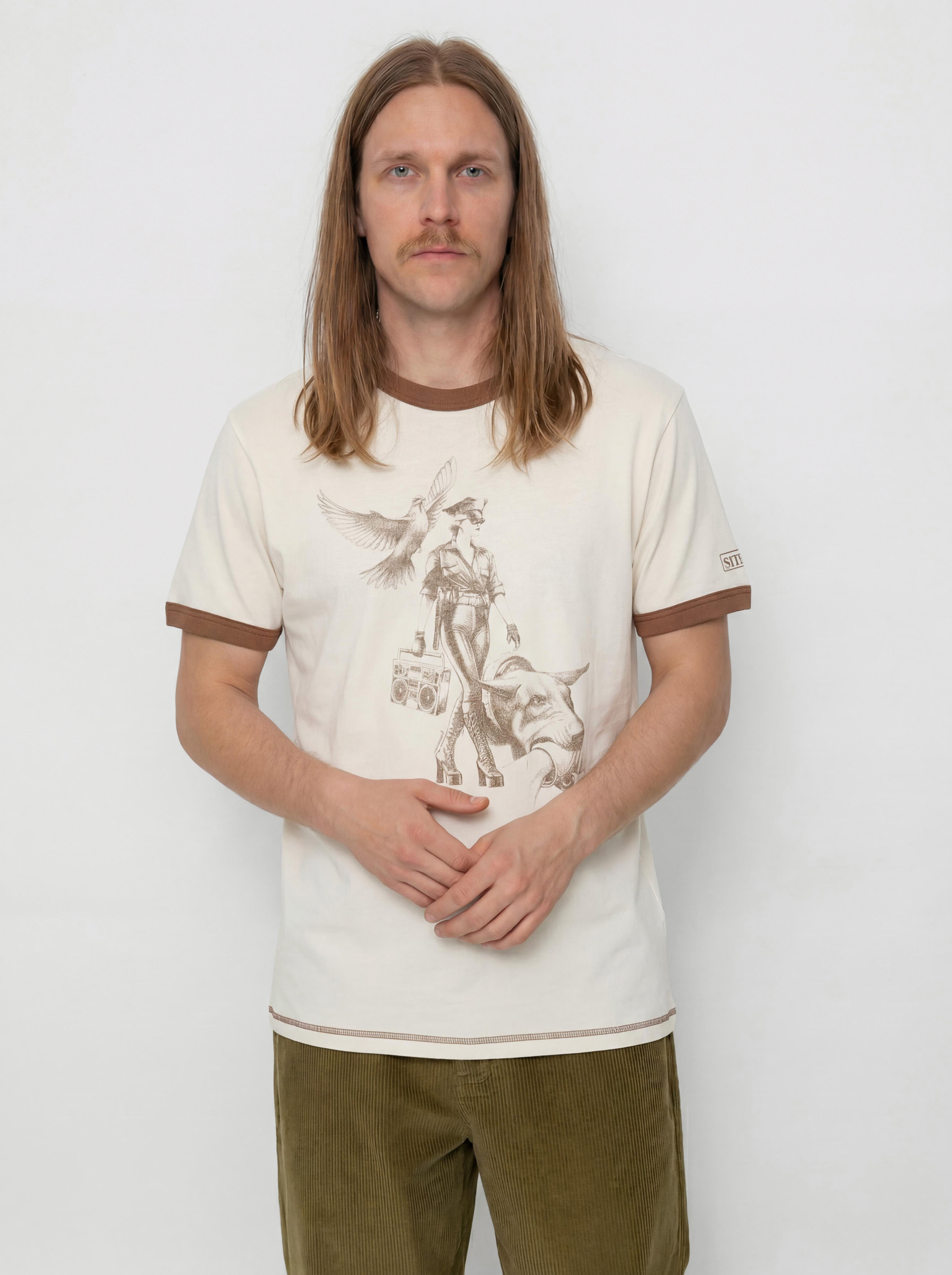 Tričko Deus Ex Machina Beat Down (dirty white)