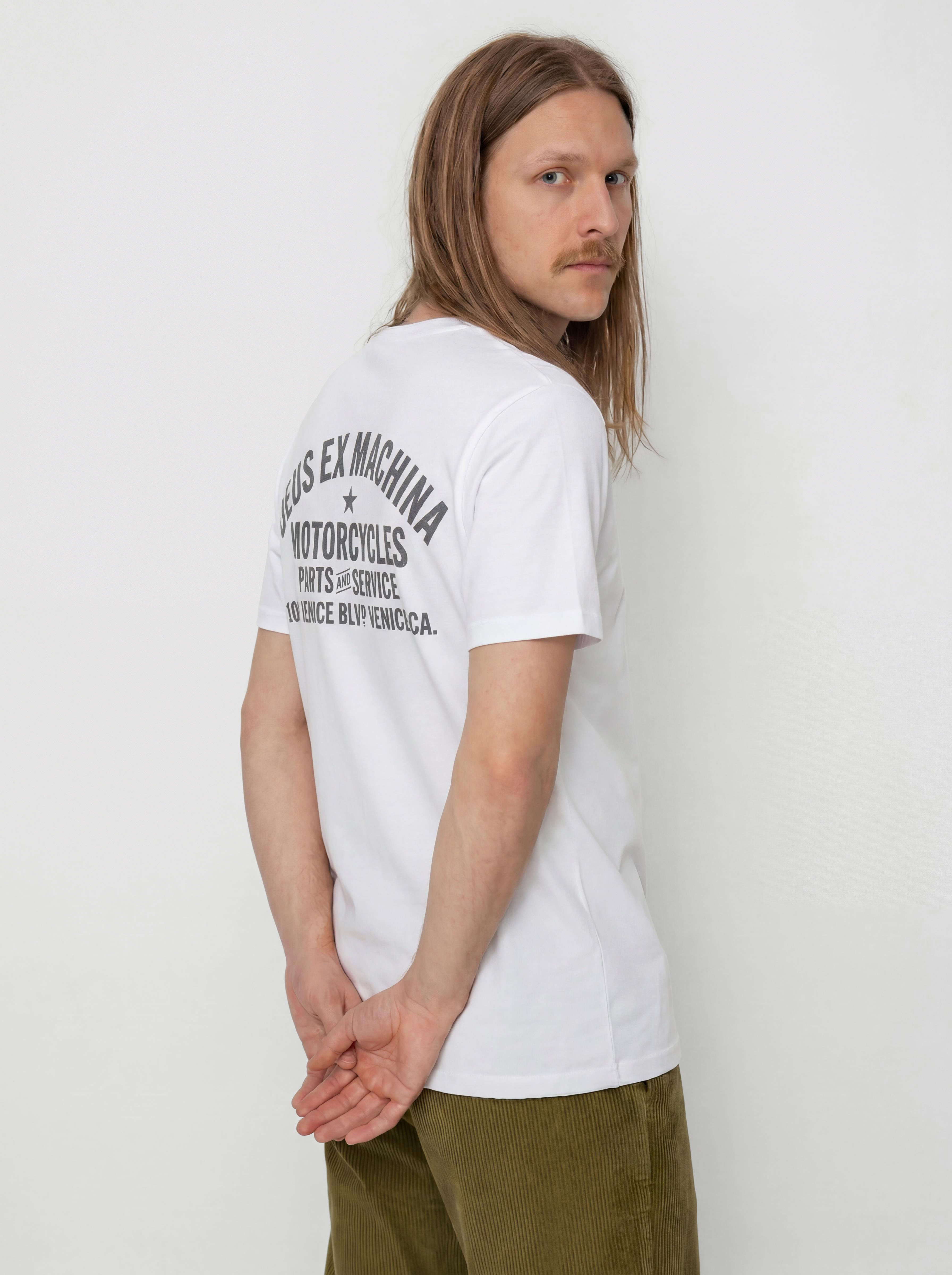 Tričko Deus Ex Machina Venice Address (white)