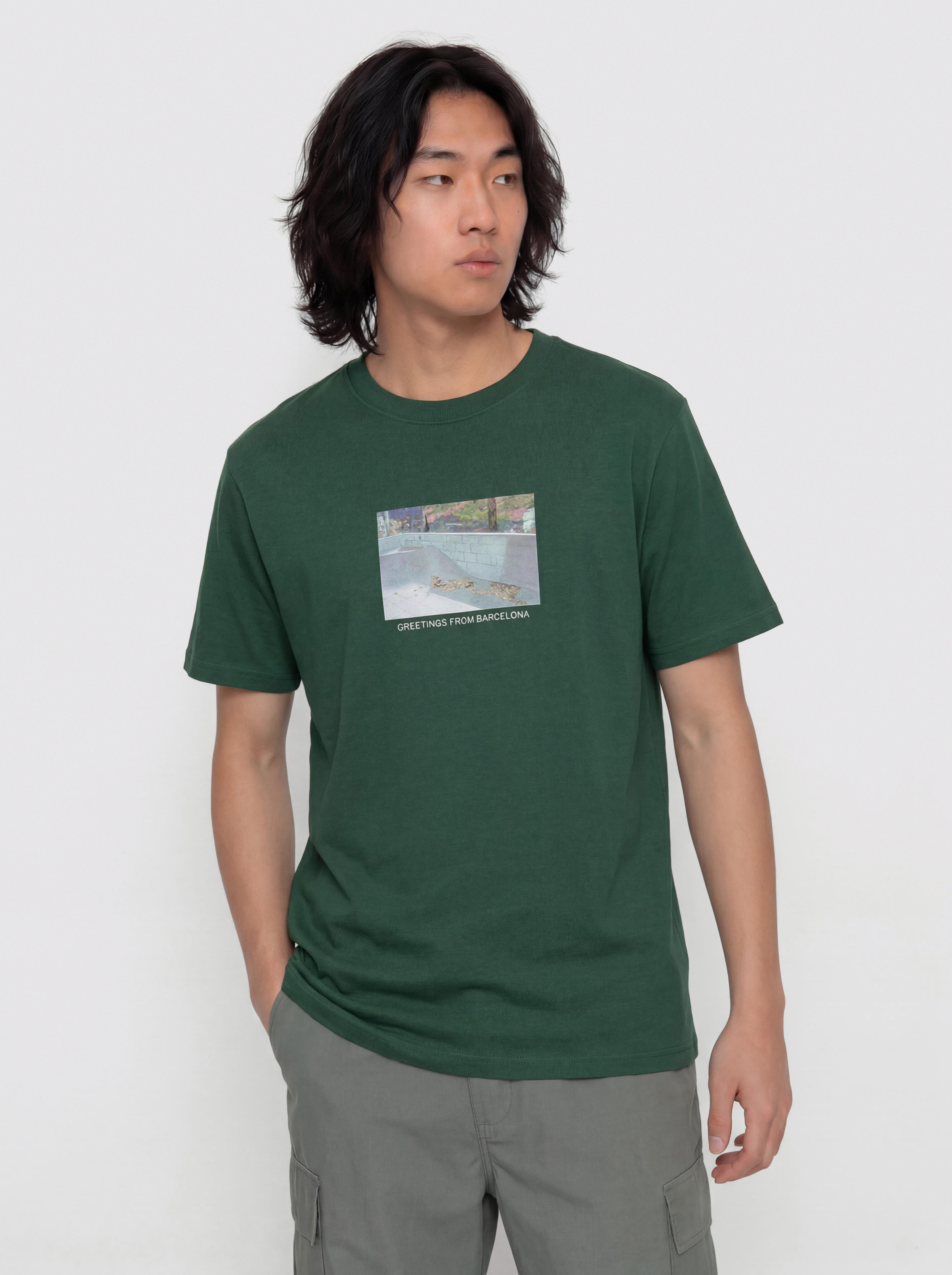 Tričko Element Barcelona (trekking green)