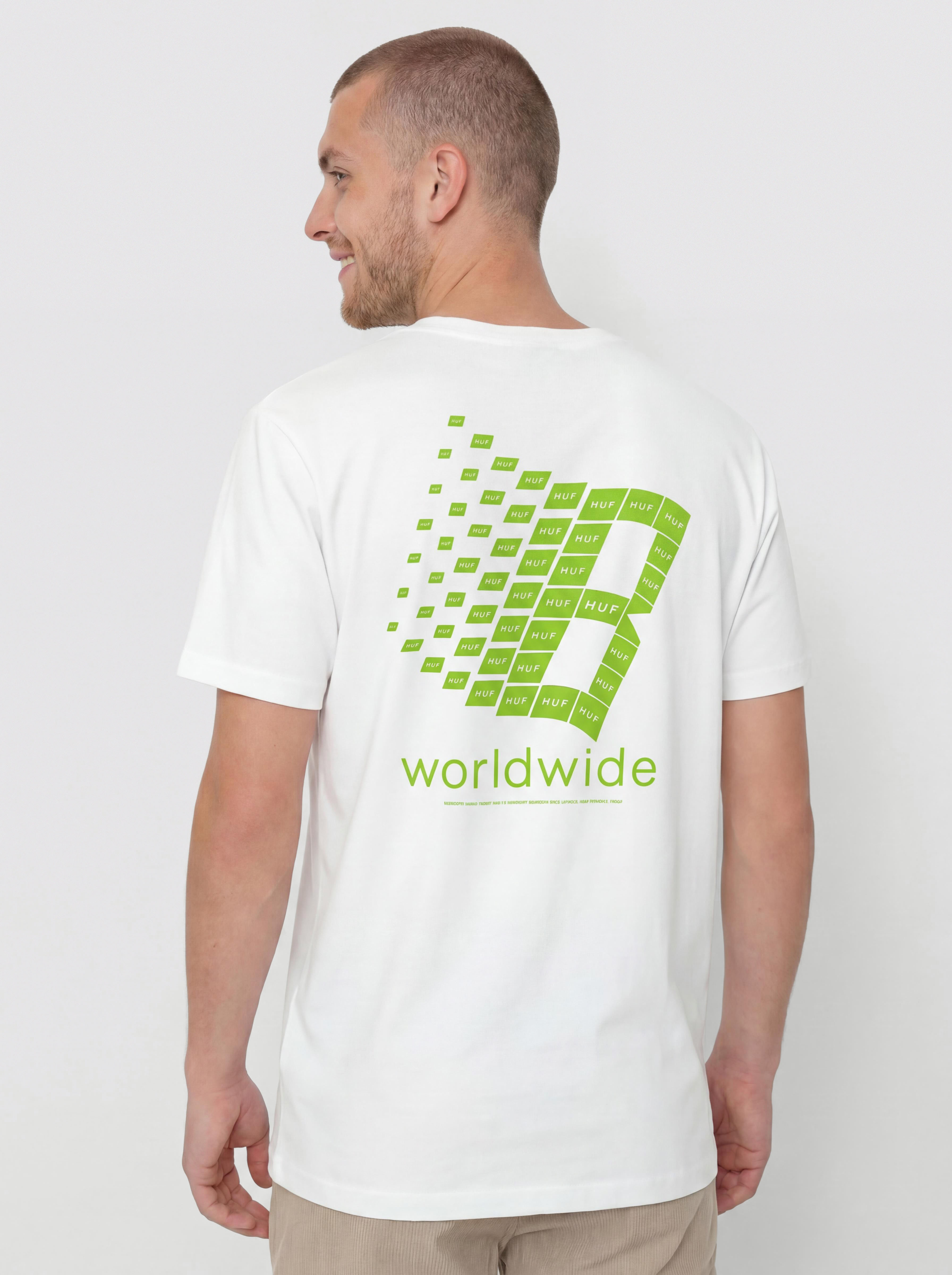 Tričko HUF X Bronze Worldwide (white)