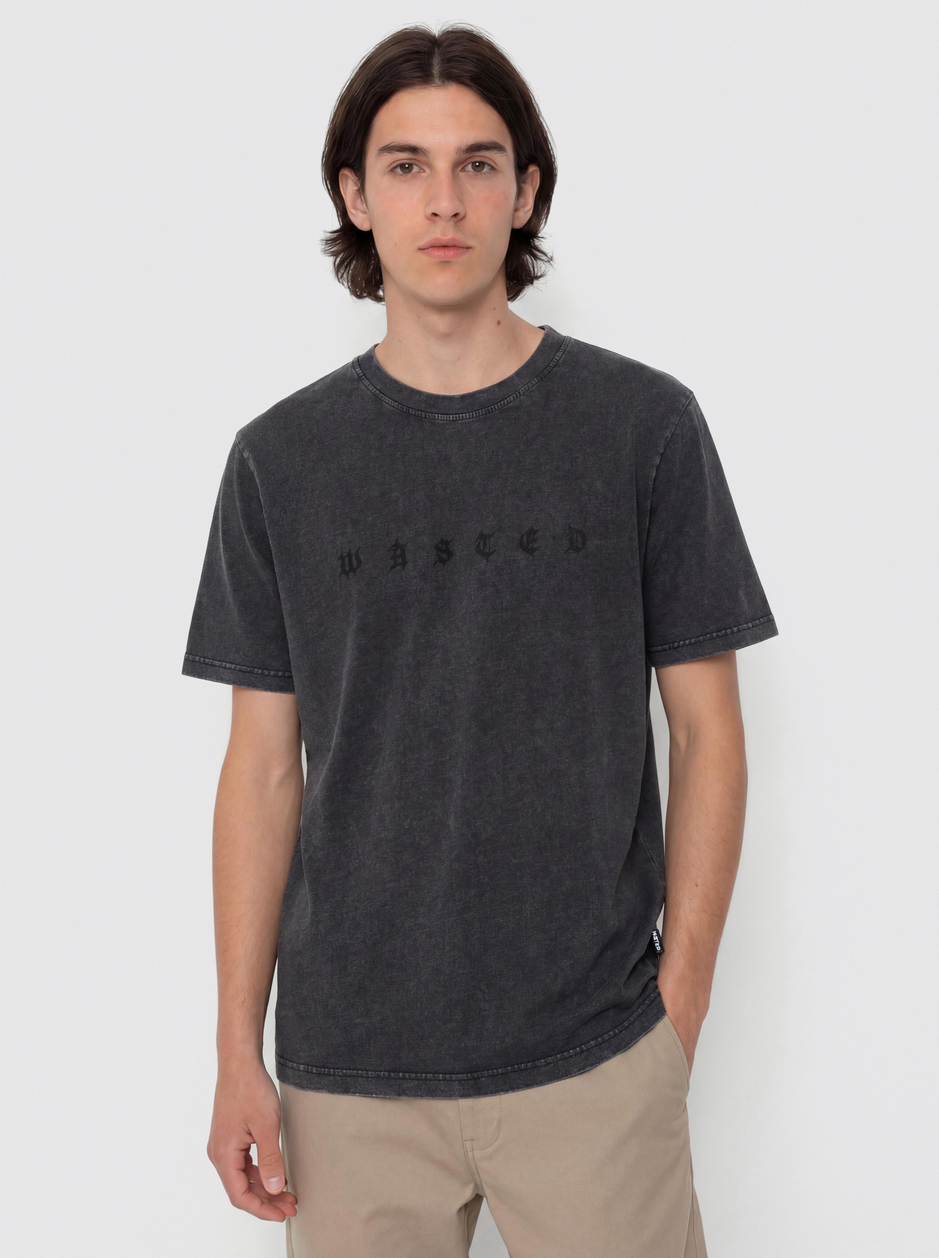 Tričko Wasted Paris Splinter Faded (faded black)