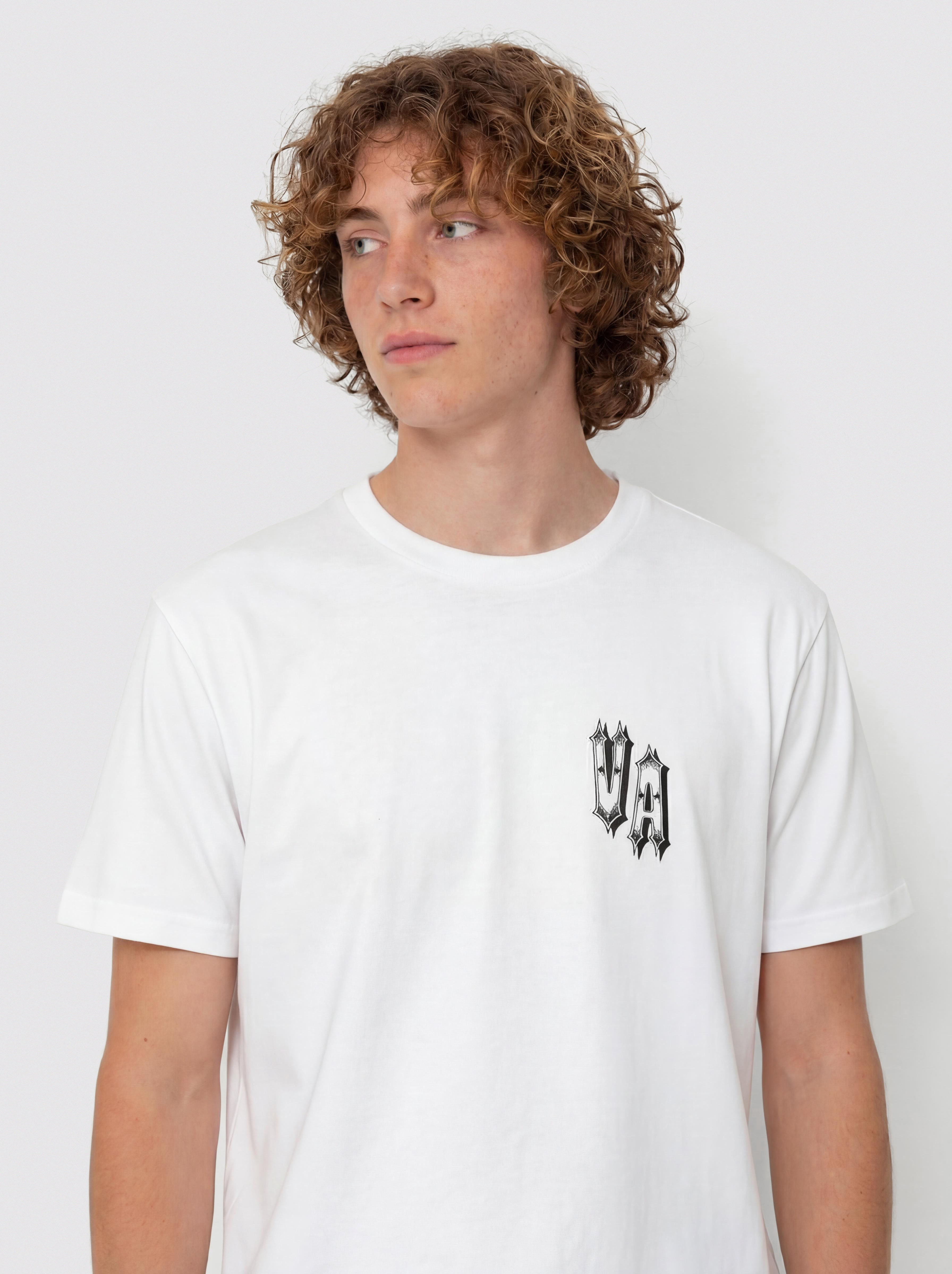 Tričko RVCA Double Trouble (white)