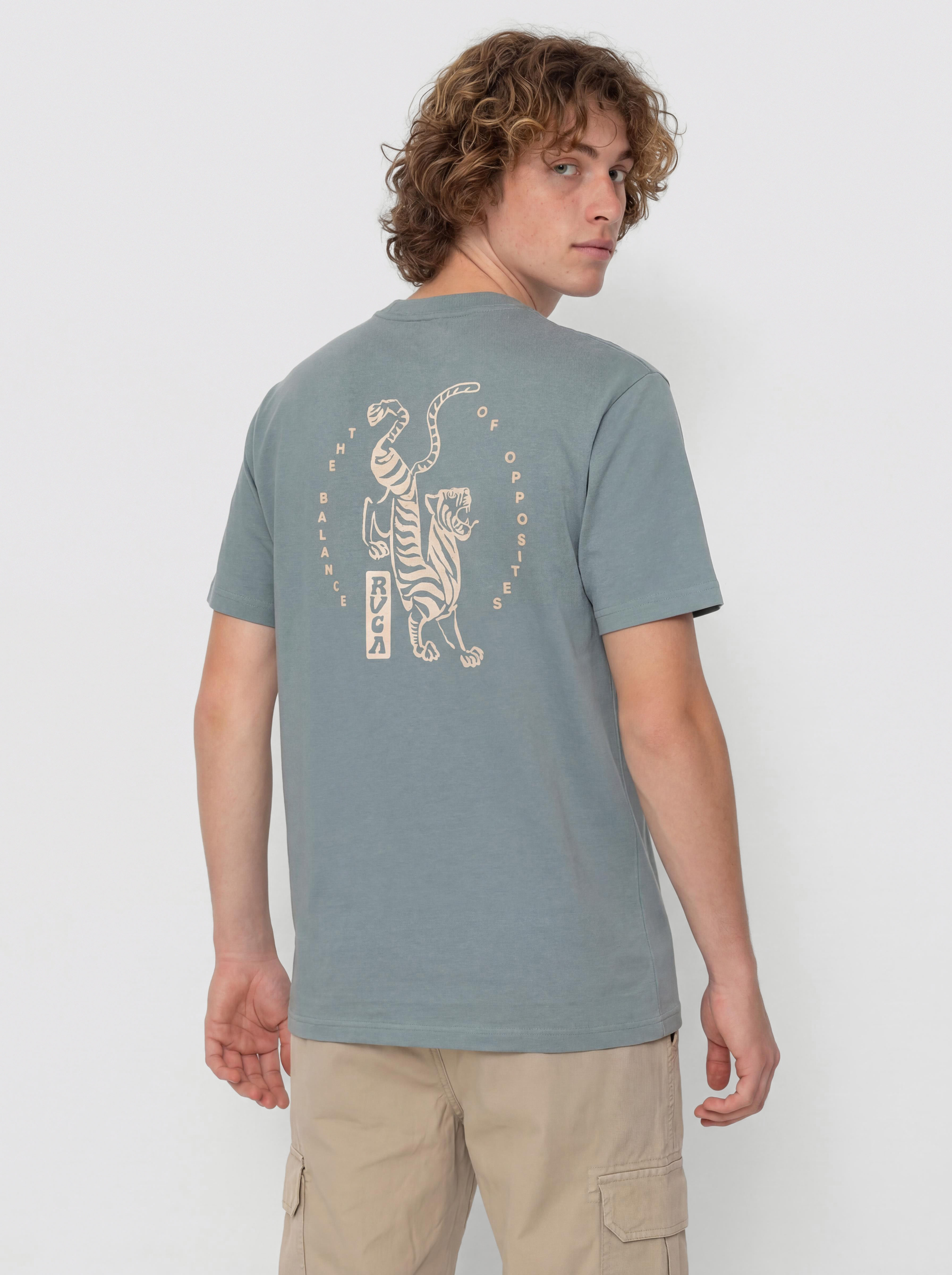Tričko RVCA Balance Tiger (lead)