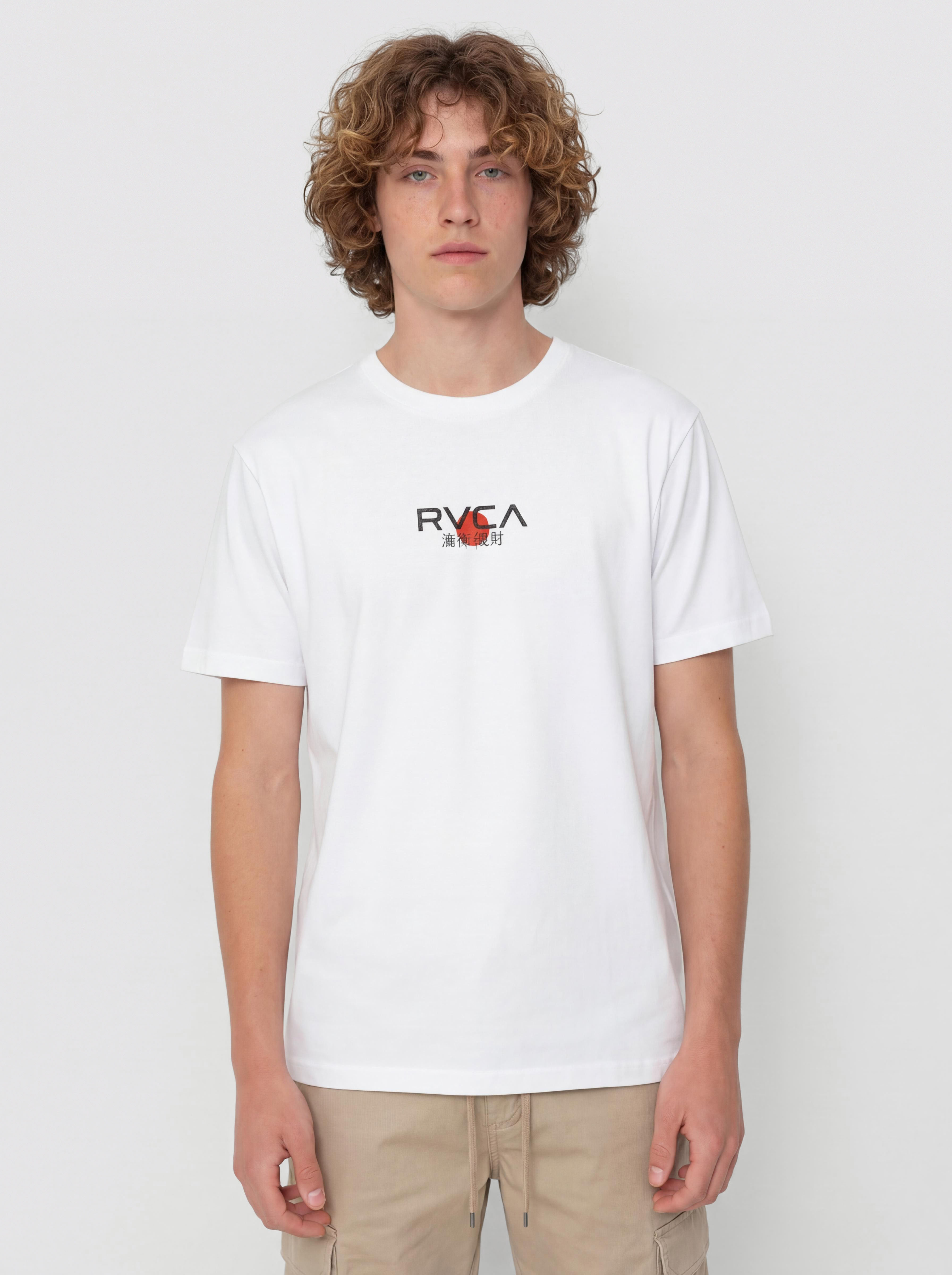 Tričko RVCA Tiger Sun (white)