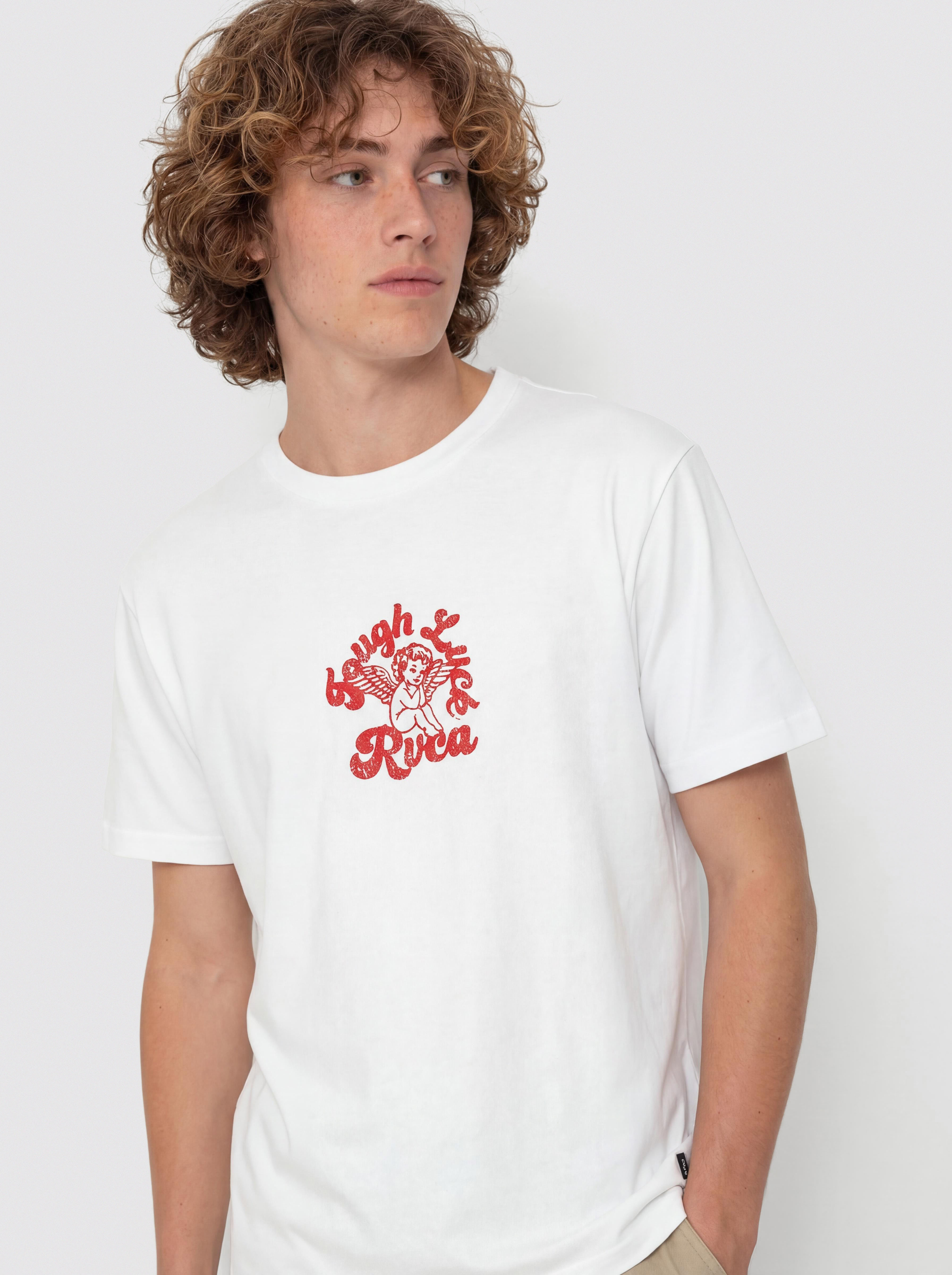 Tričko RVCA Tough Luck (white)