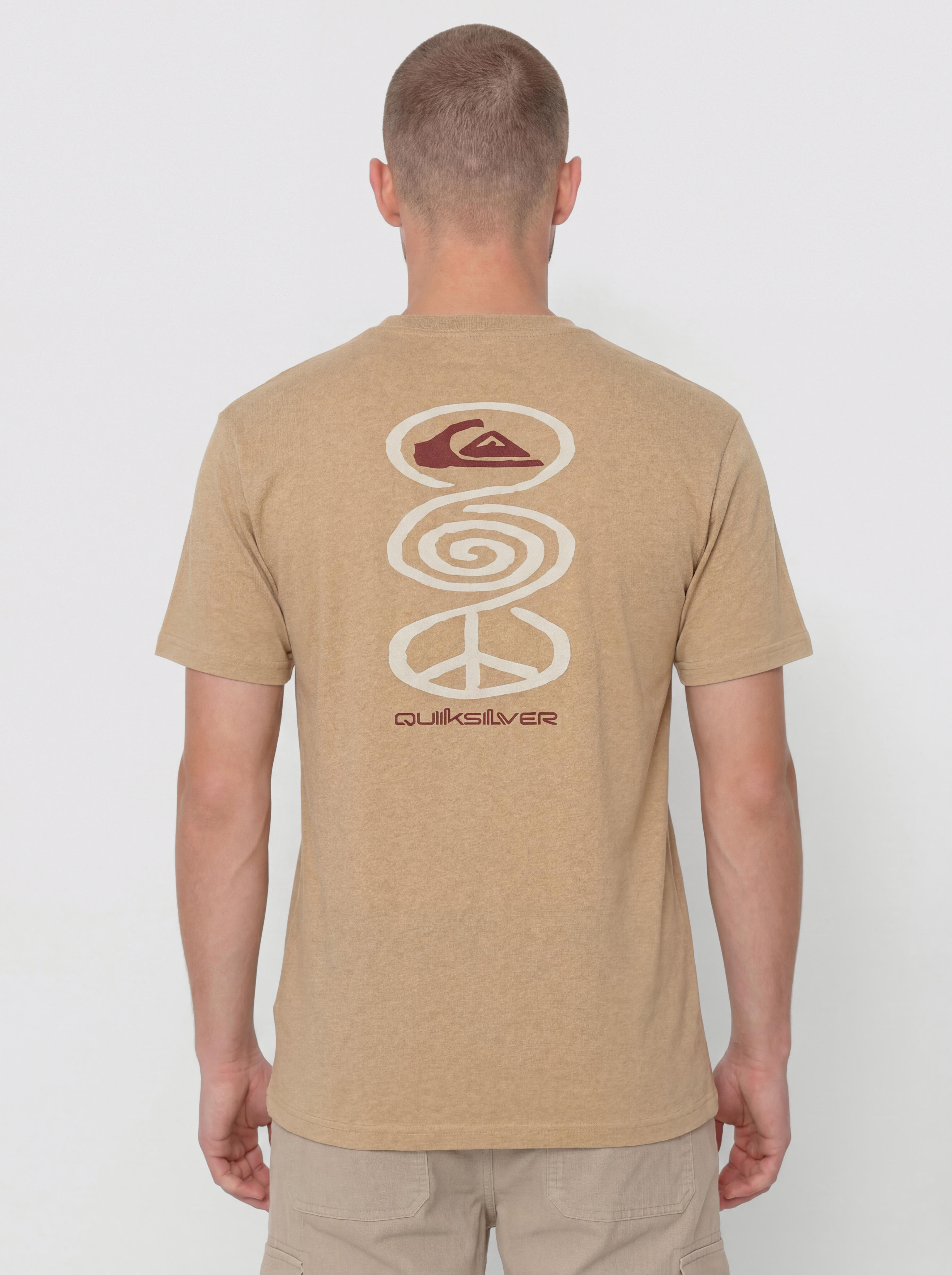Tričko Quiksilver Harmony Spiral (khaki)