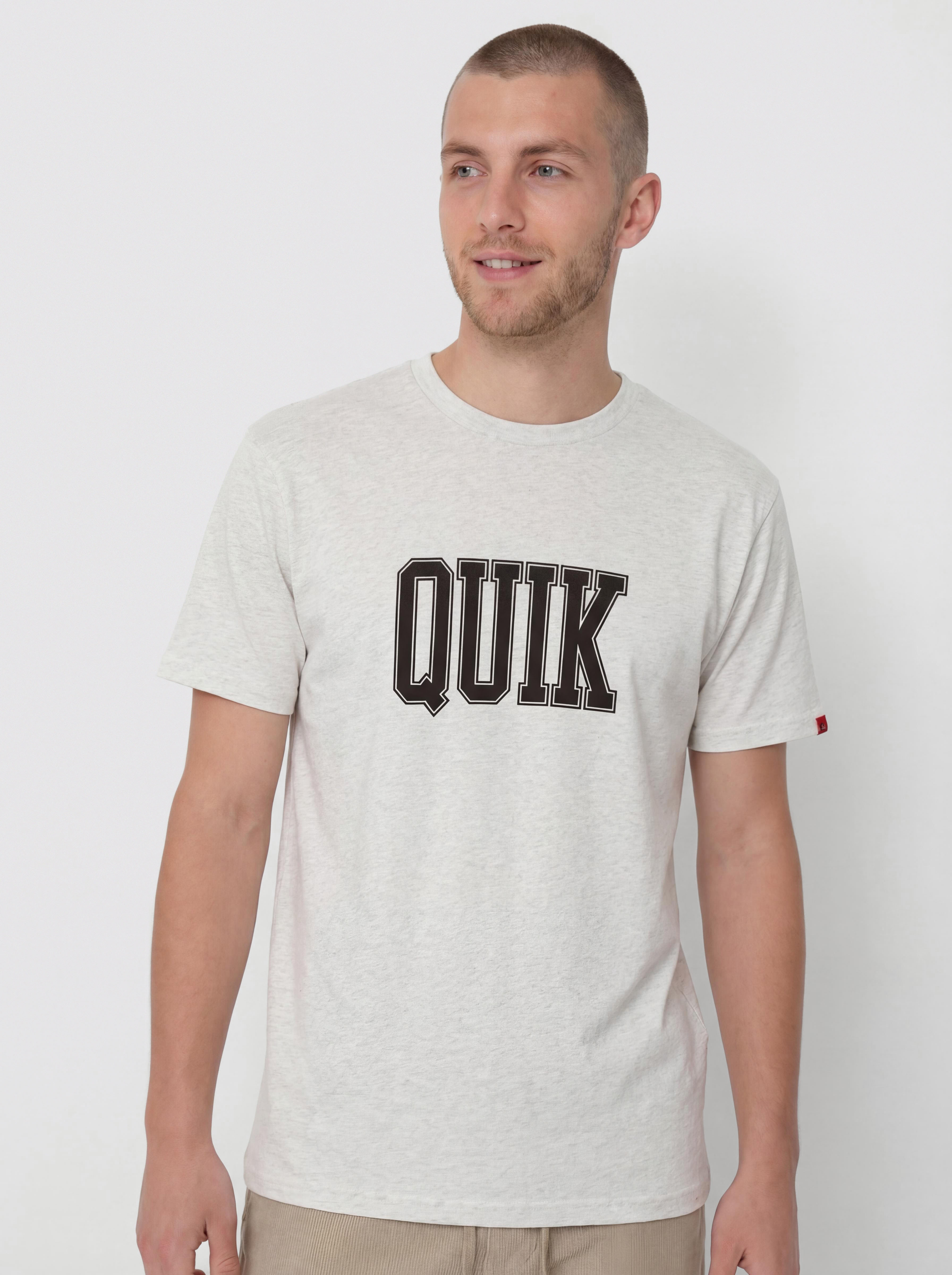 Tričko Quiksilver Griff Quik Gfn (snow heather)