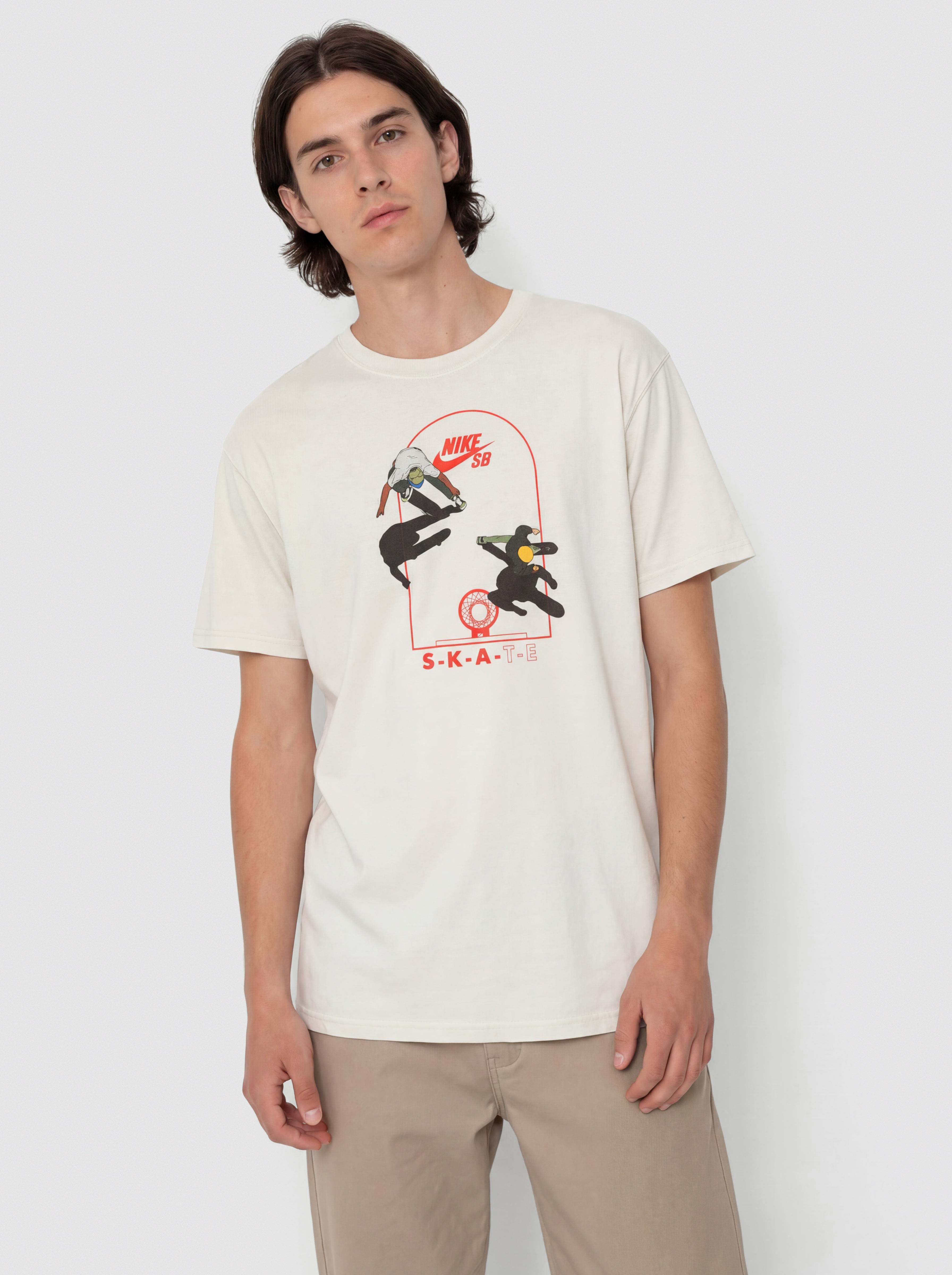 Tričko Nike SB Skate On Court (light bone)