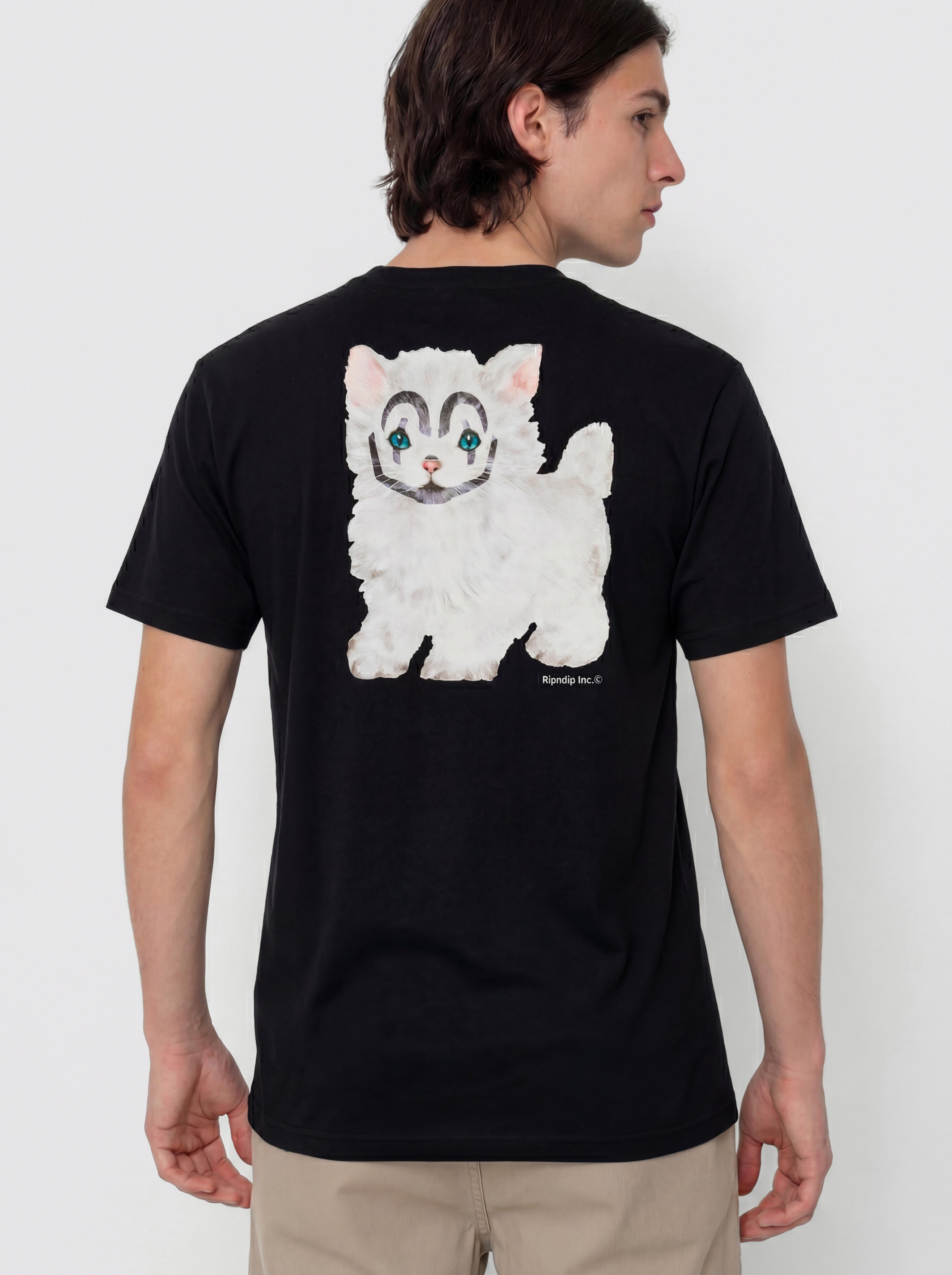 Tričko RipNDip Pet Me Im Cute (black)