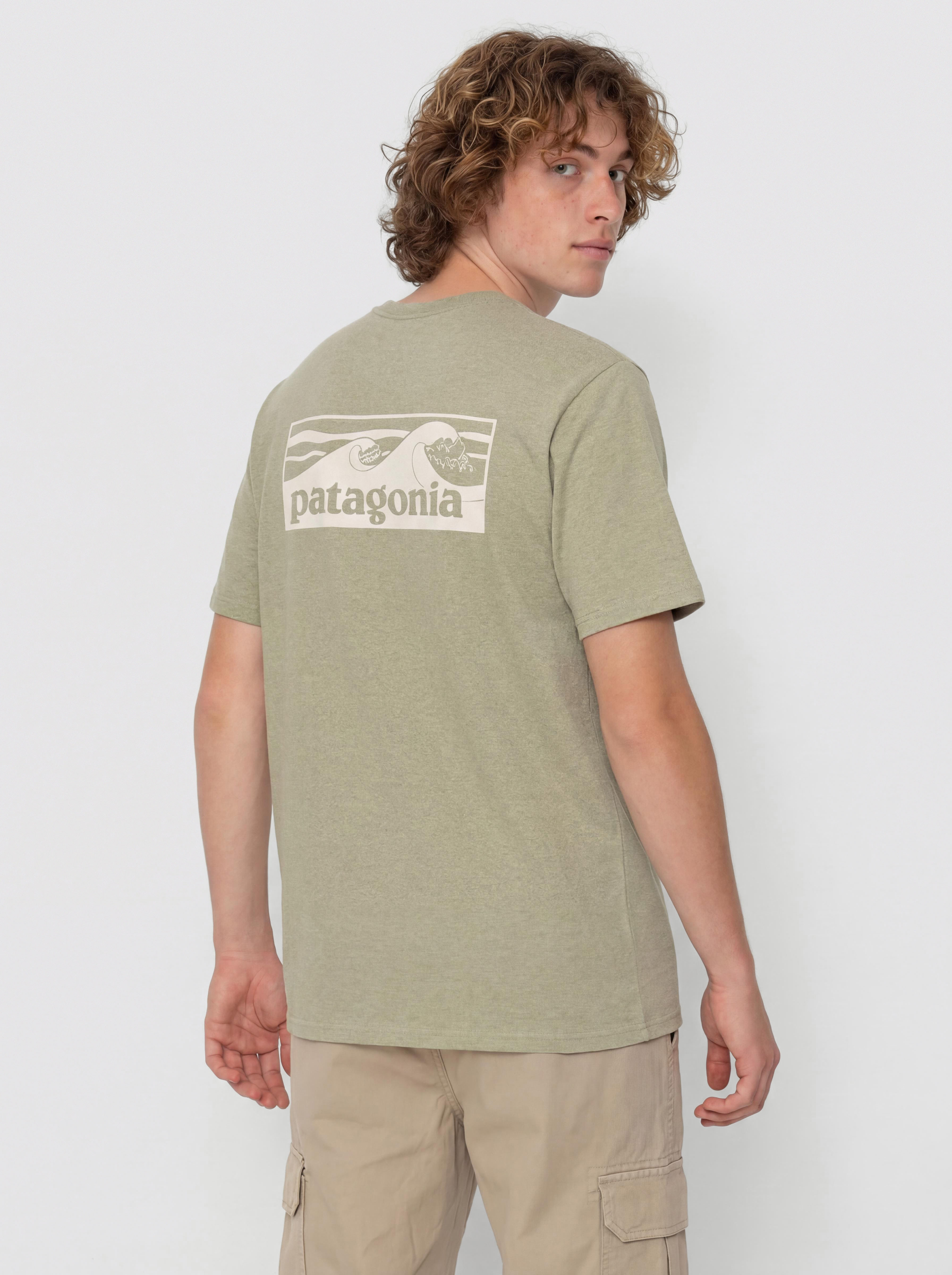 Tričko Patagonia Boardshort Logo Pocket Responsibili (gumtree green)