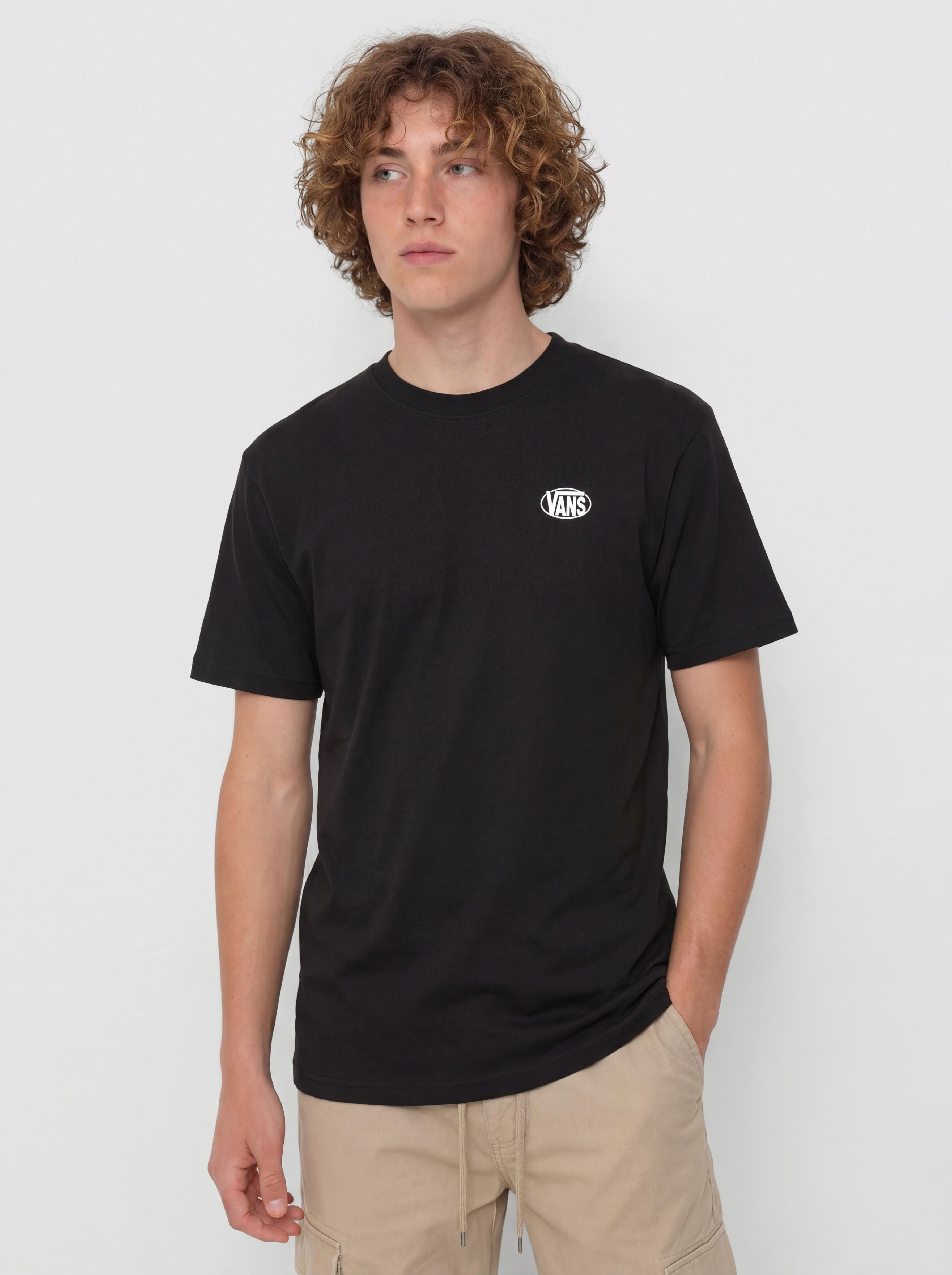 Tričko Vans Oval Logo Loose (black)