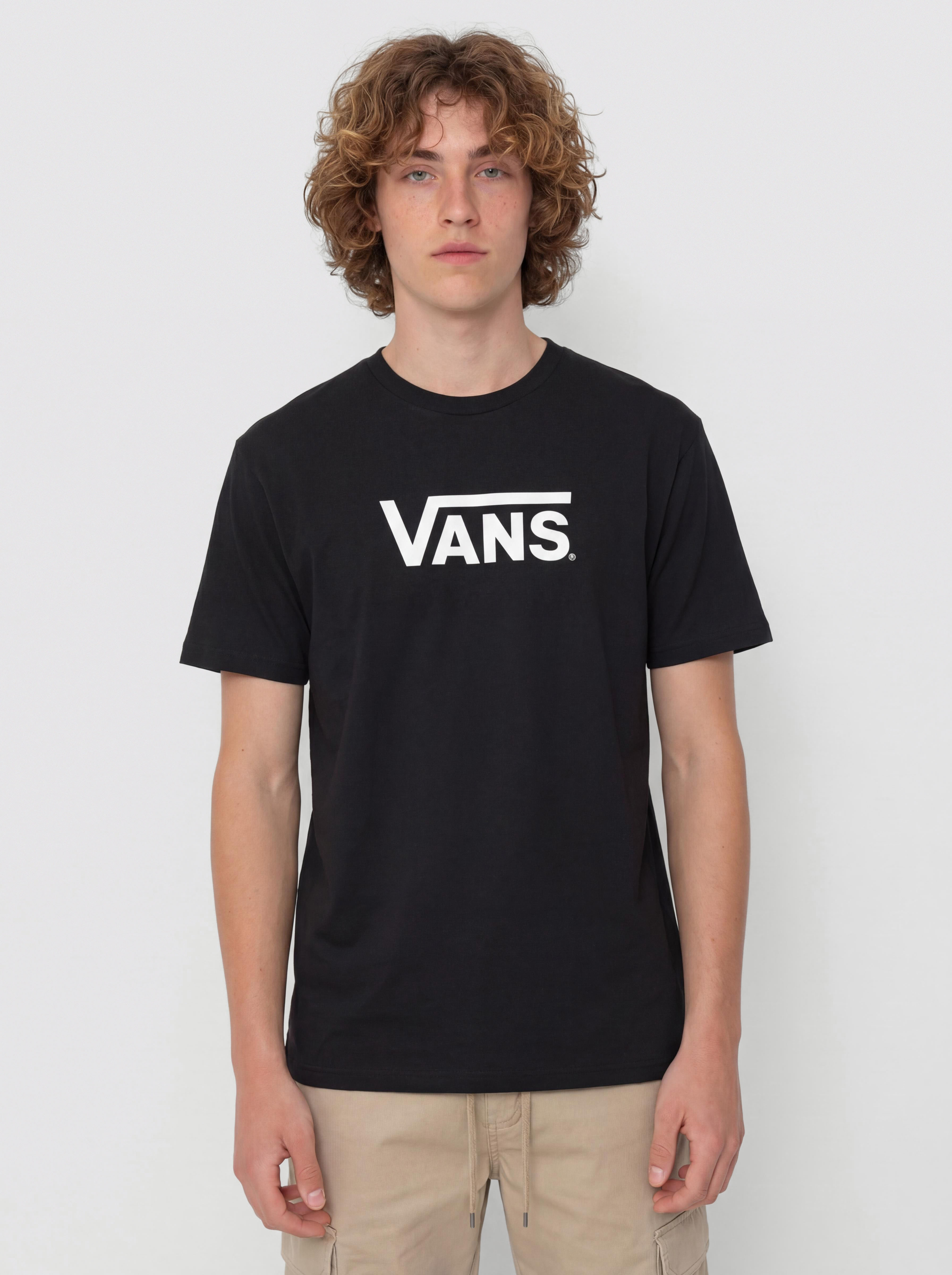 Tričko Vans Stretch Logo (black/white)