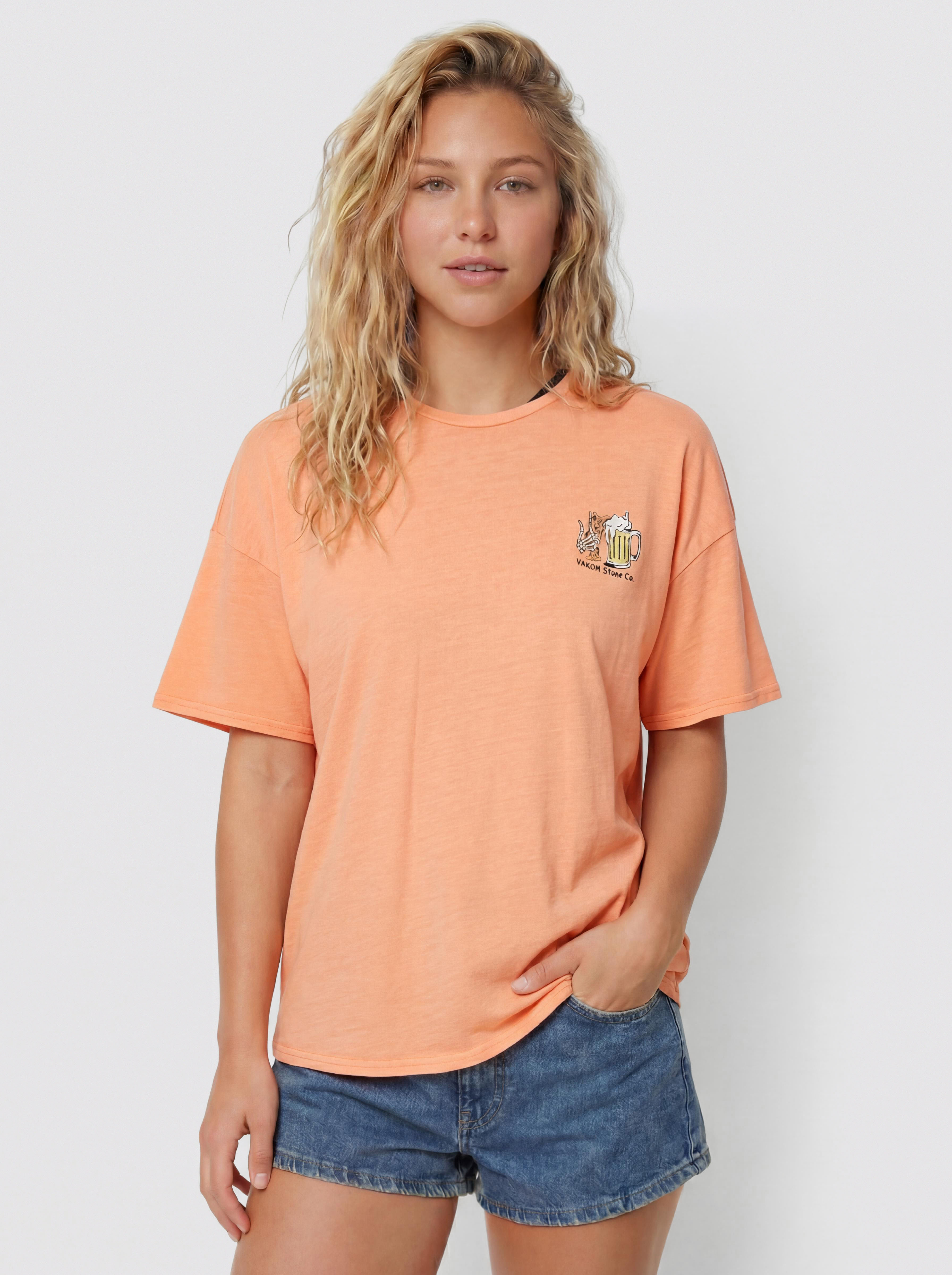 Tričko Volcom My Guys Wmn (pale peach)