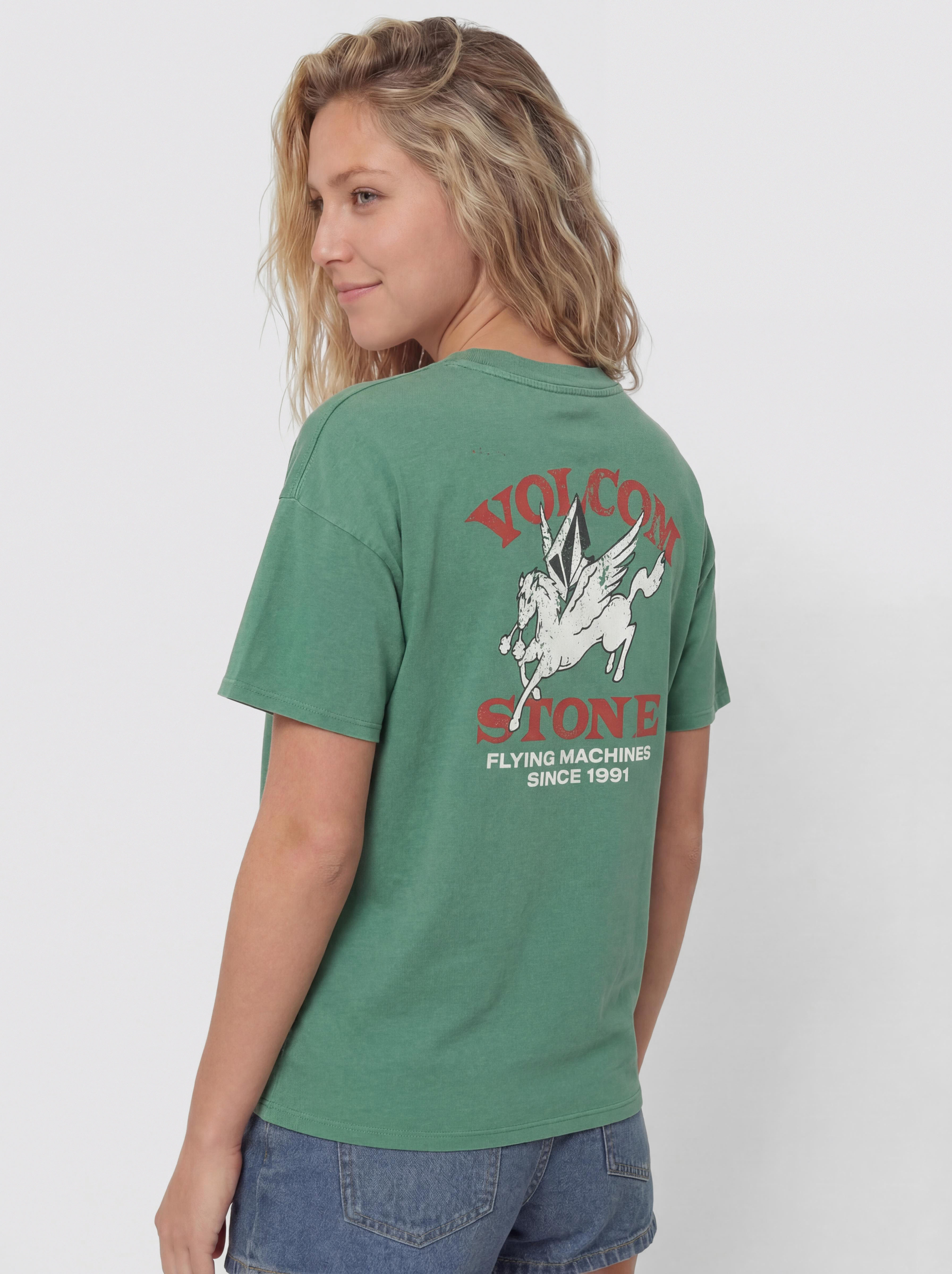 Tričko Volcom Voltrip Wmn (evergreen)