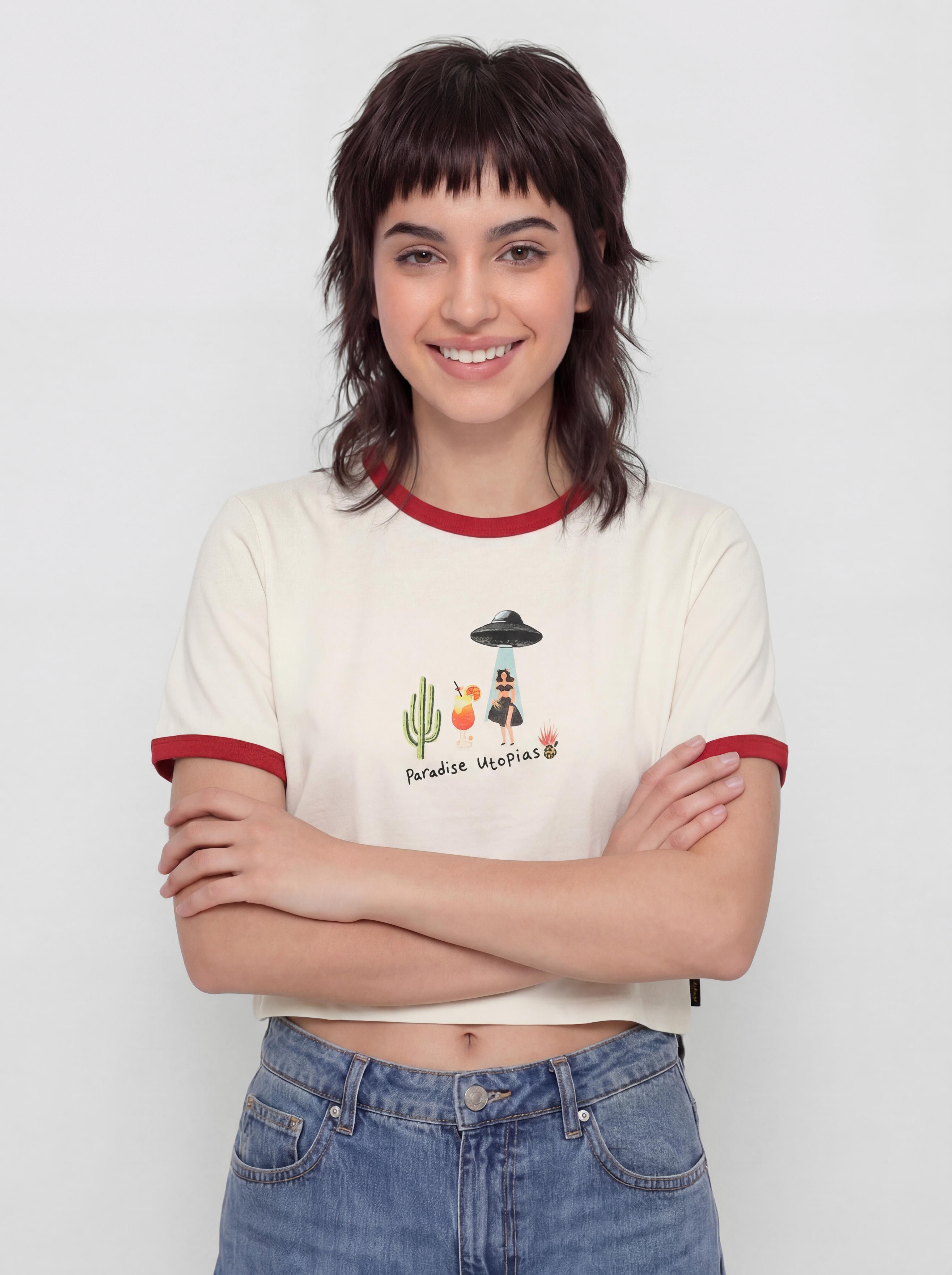 Tričko Volcom Fa Mickey Mason Wmn (off white)