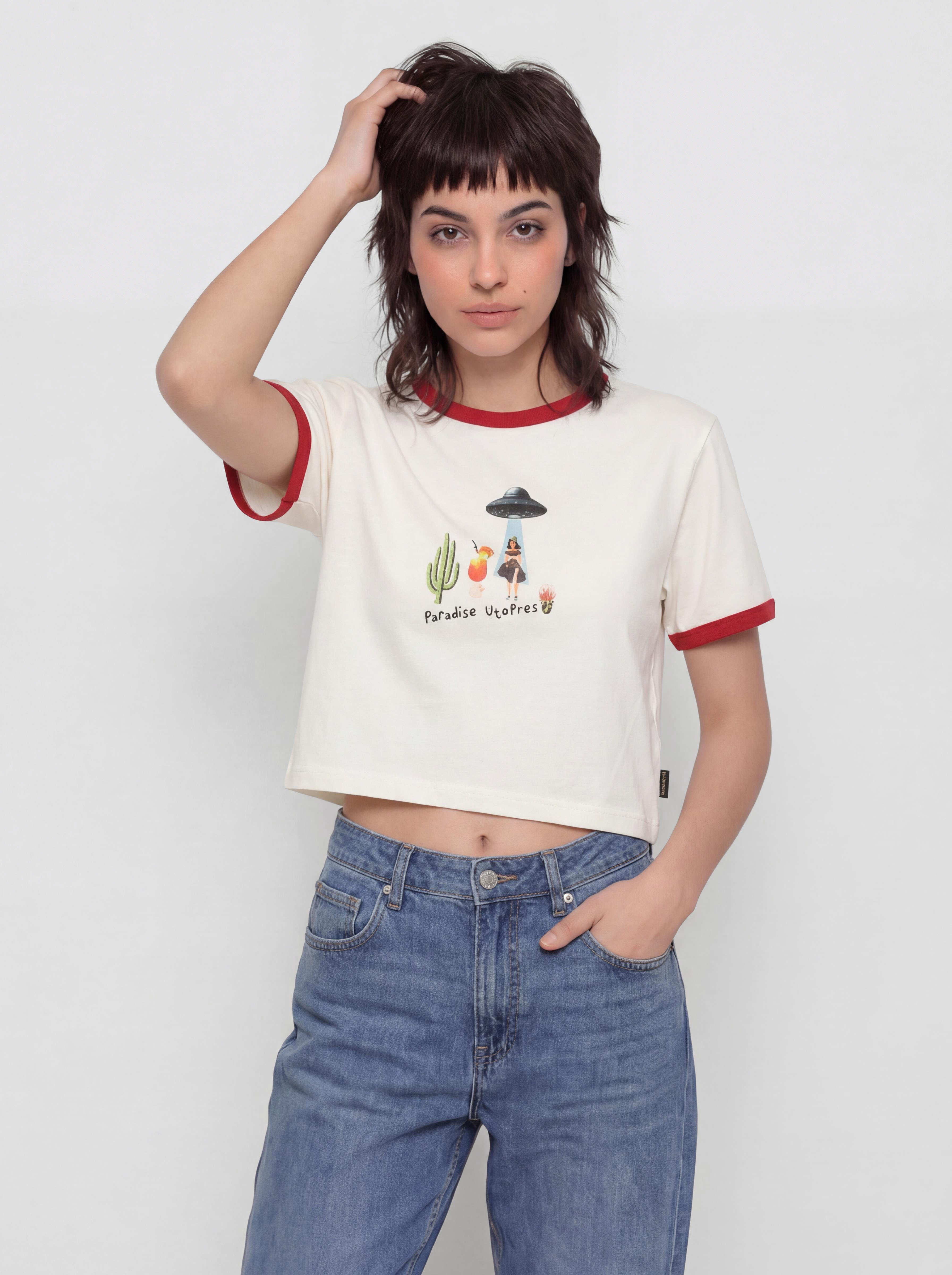 Tričko Volcom Fa Mickey Mason Wmn (off white)