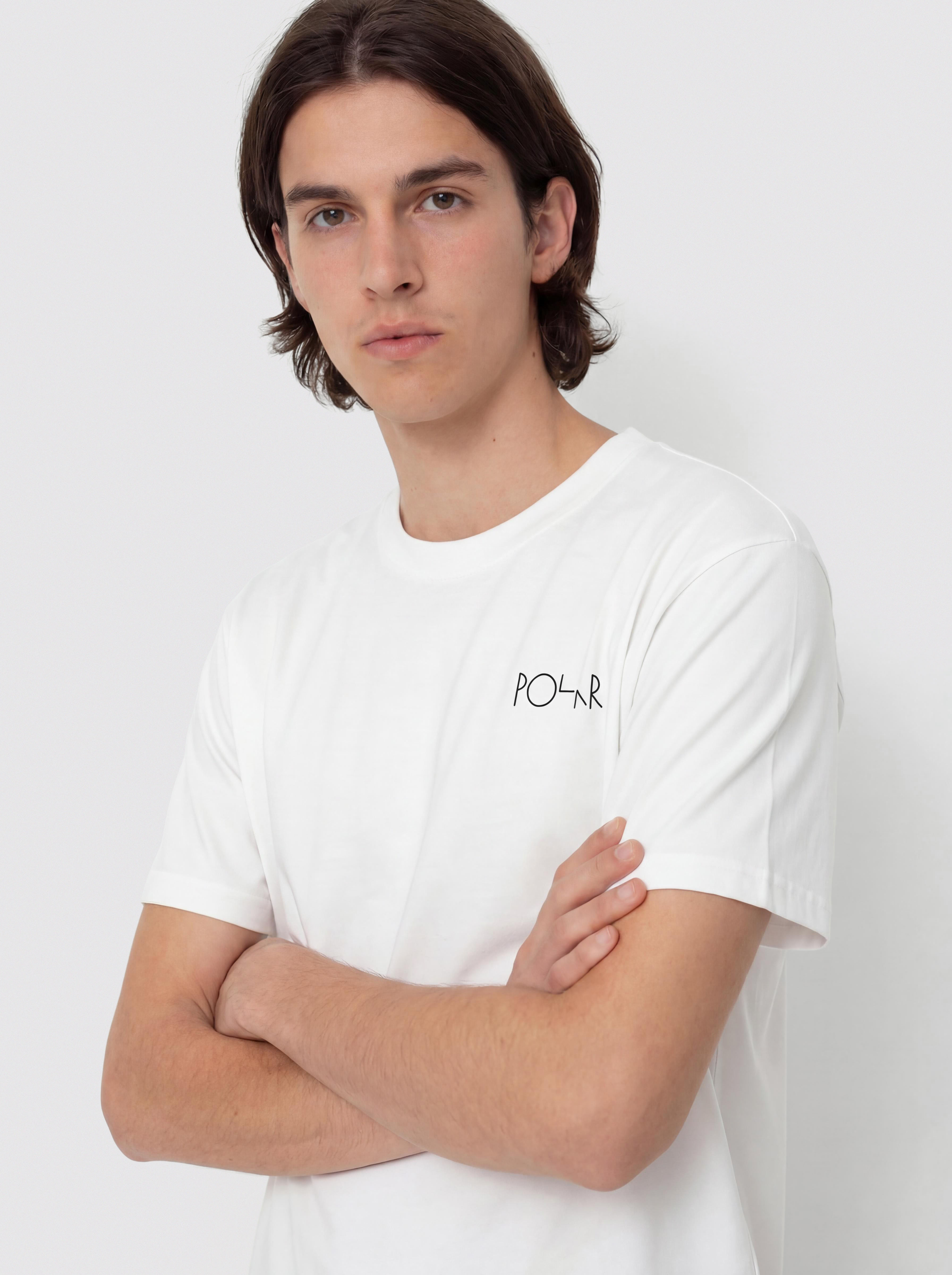 Tričko Polar Skate Fill Logo Martas Roses (white)