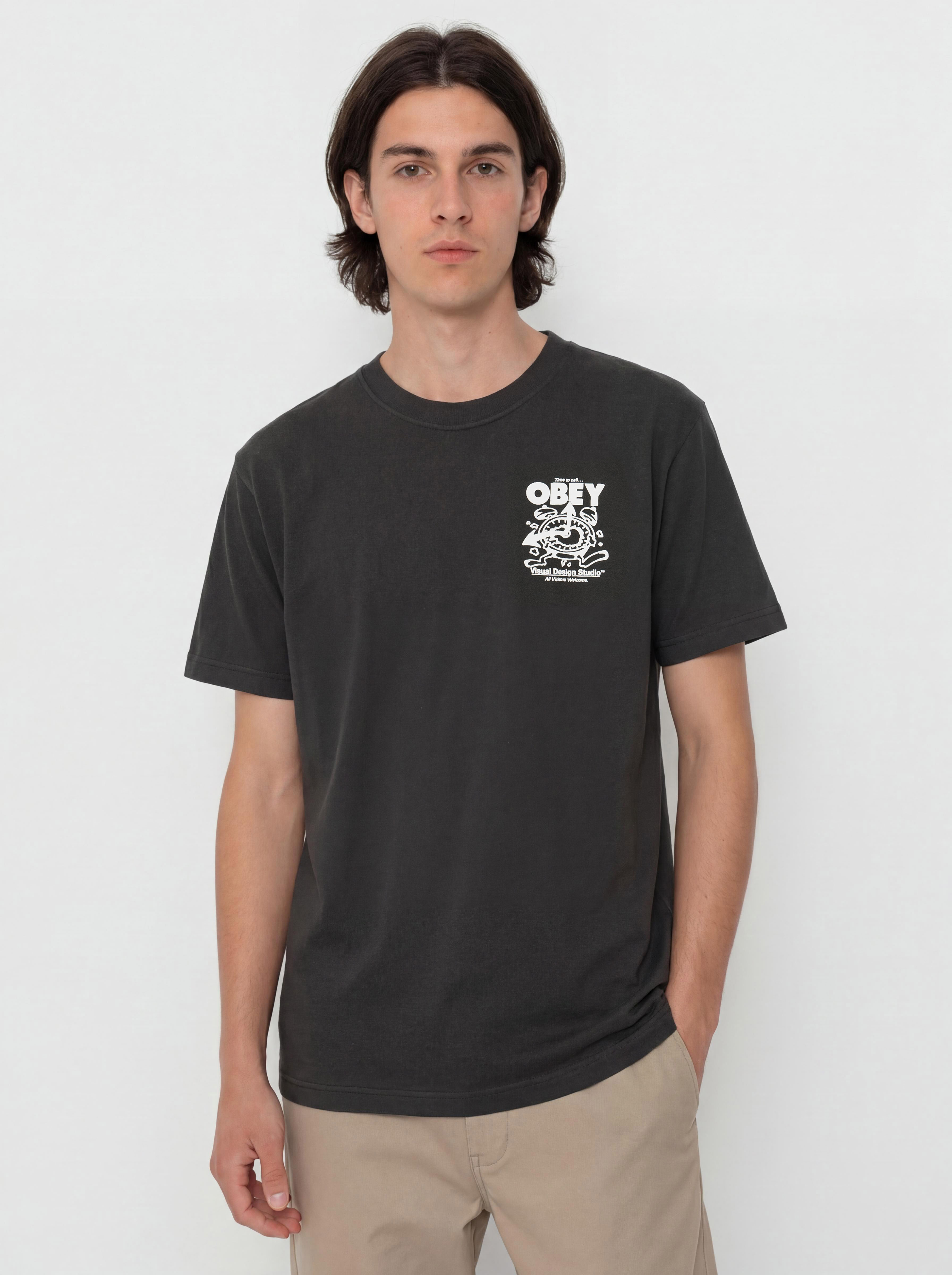 Triu010dko OBEY Time To Call Obey (vintage black)