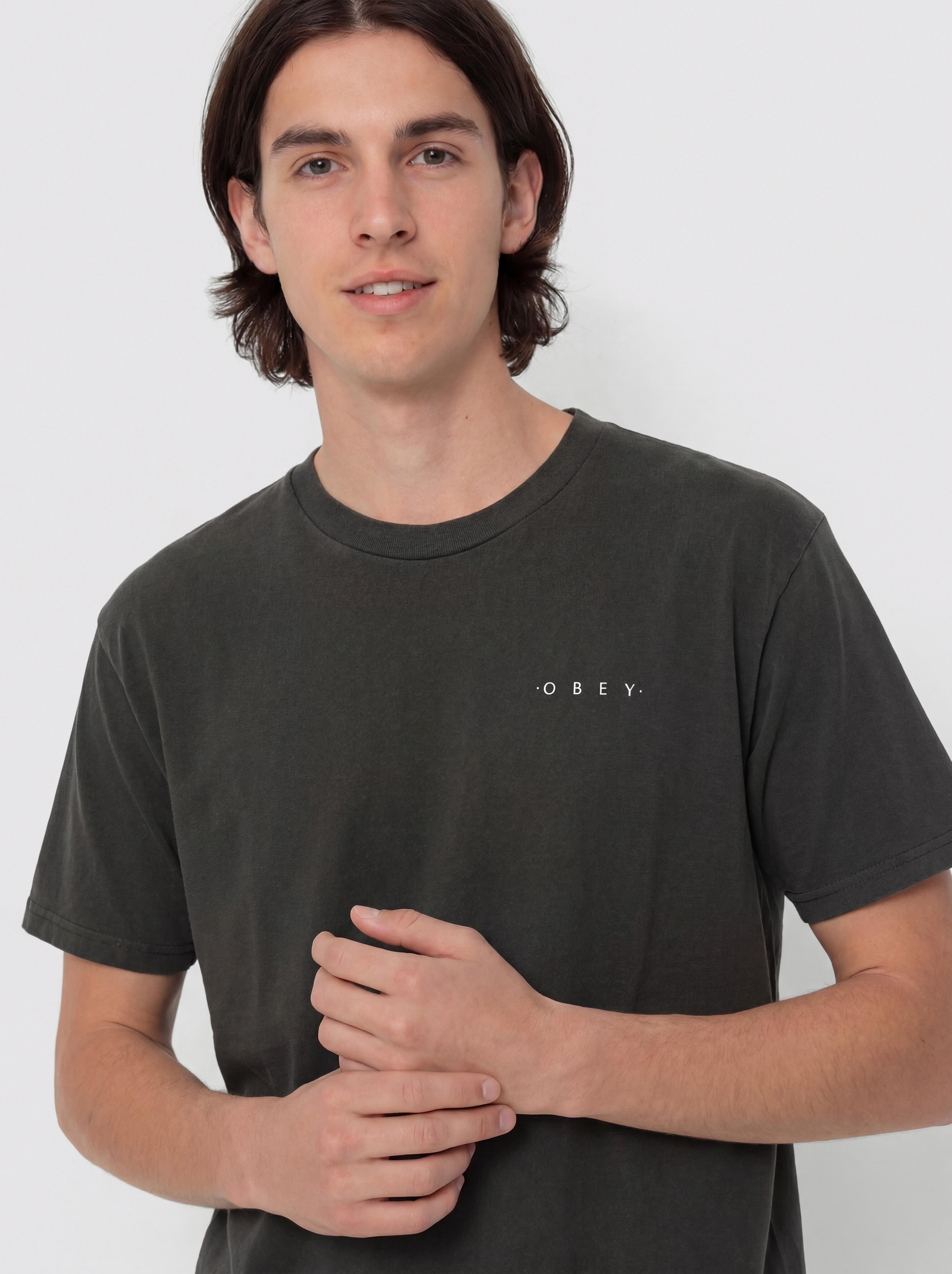 Tričko OBEY Architecture Of The Uni (vintage black)