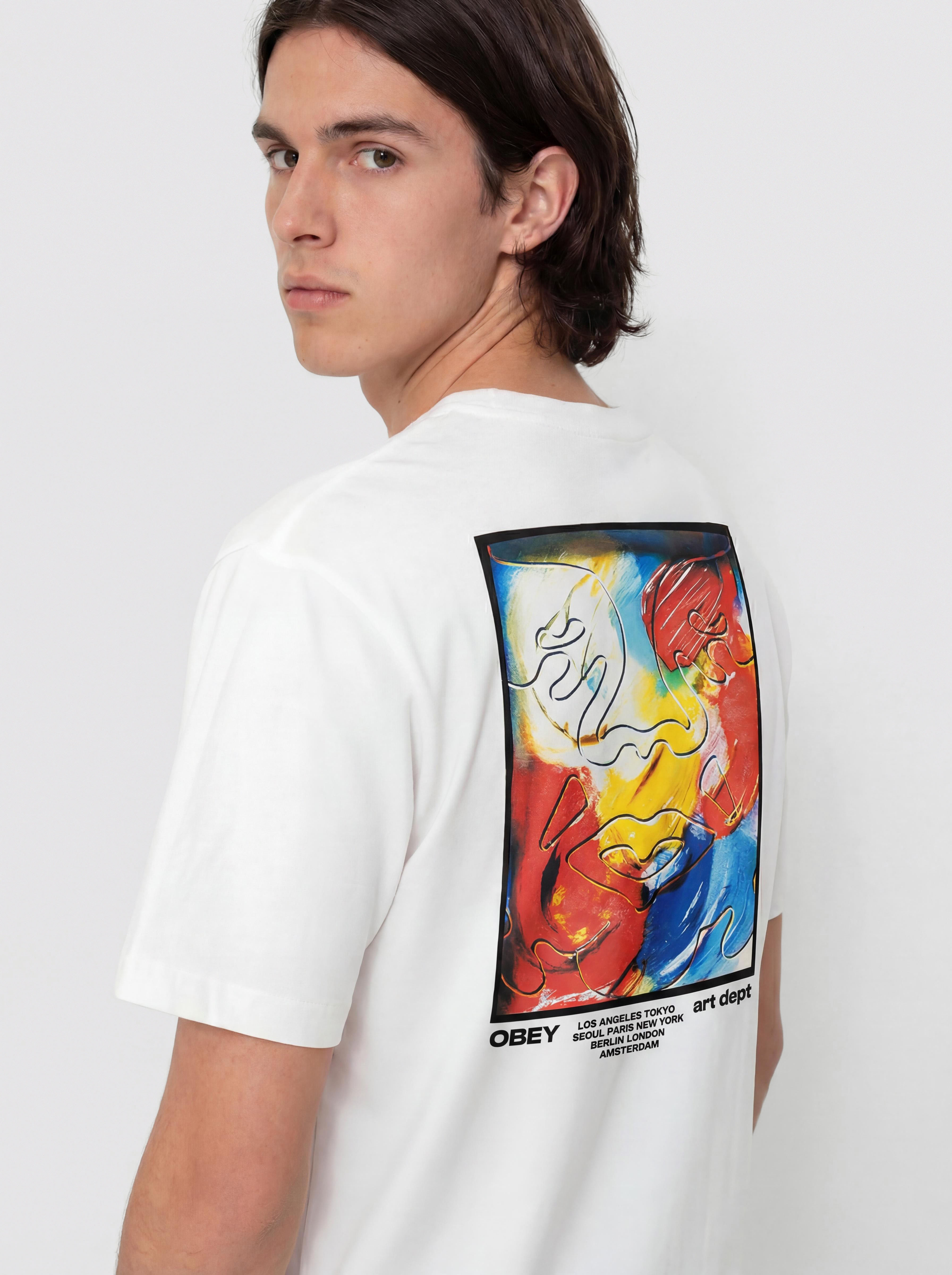 Tričko OBEY Art Department (white)