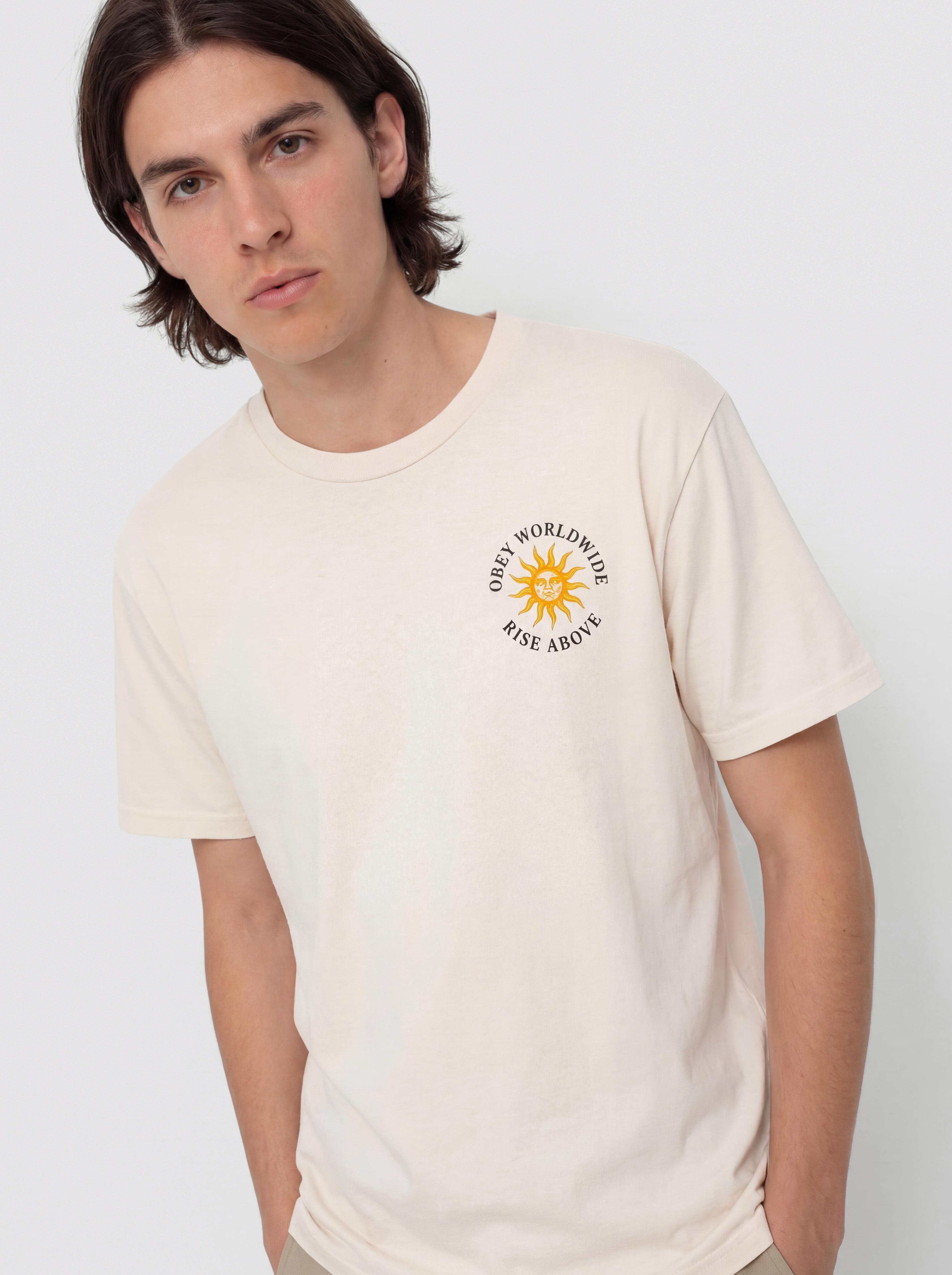 Tričko OBEY Rise (pigment sago)