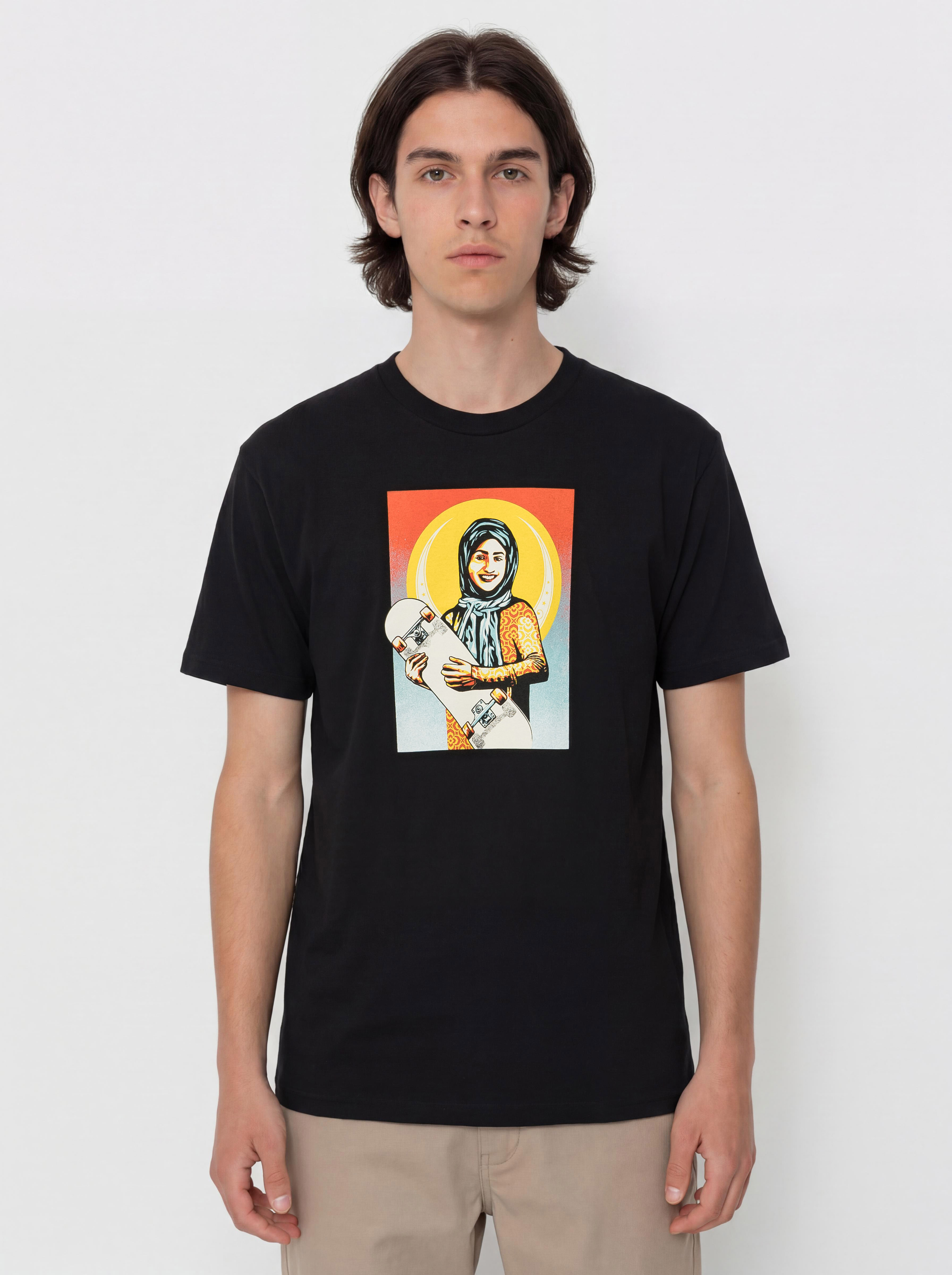 Tričko OBEY Skateistan (black)