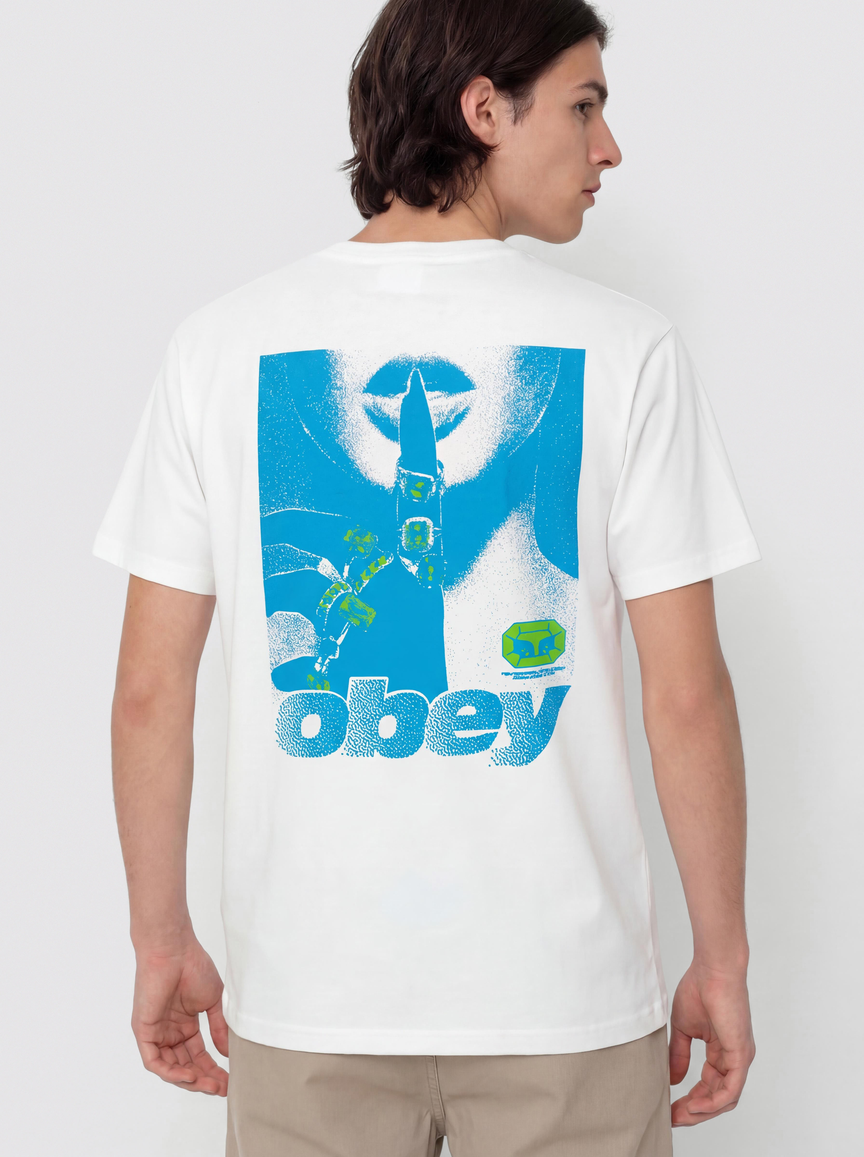 Tričko OBEY Exports (white)