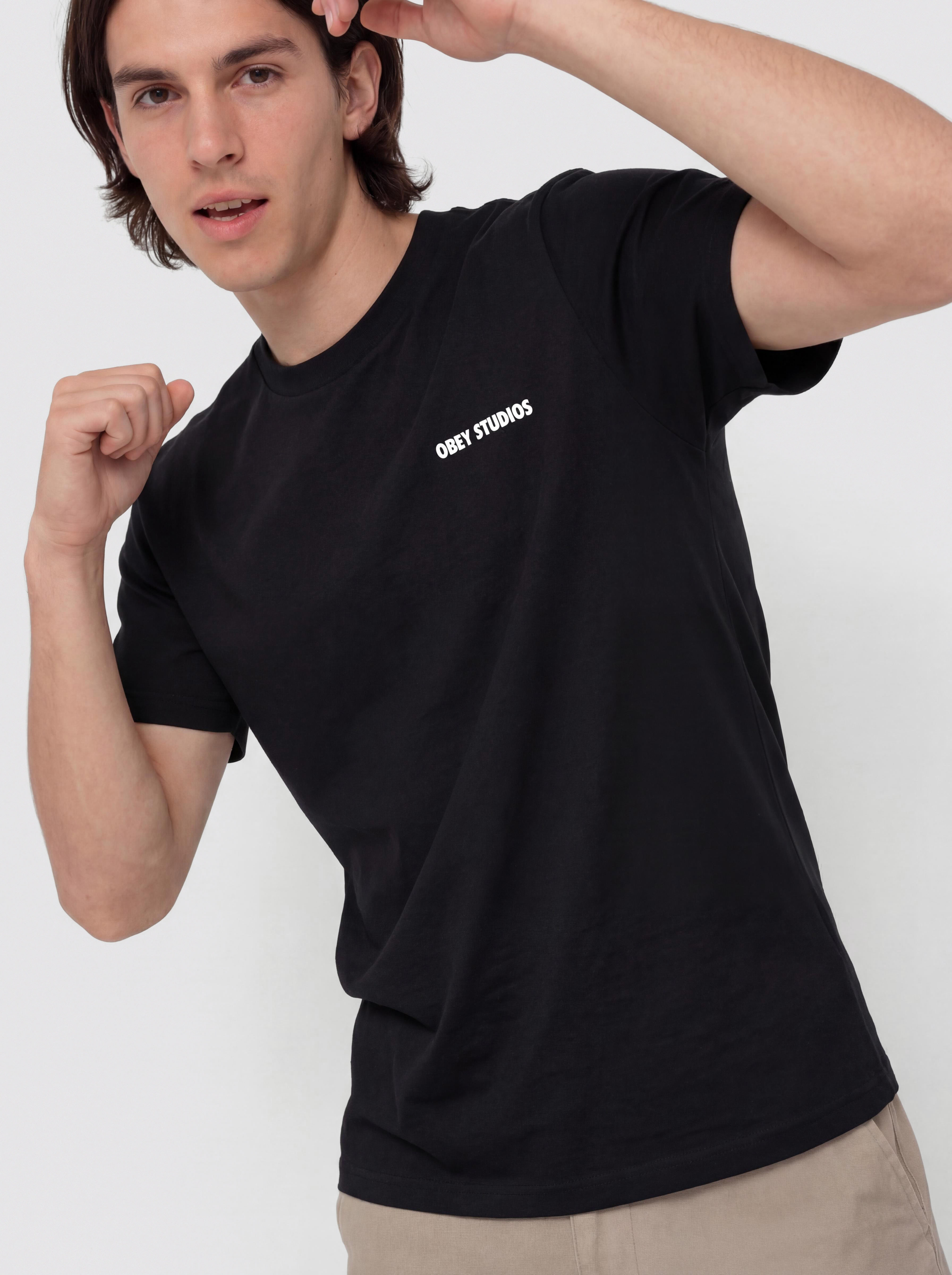 Tričko OBEY Moves Of Life (black)