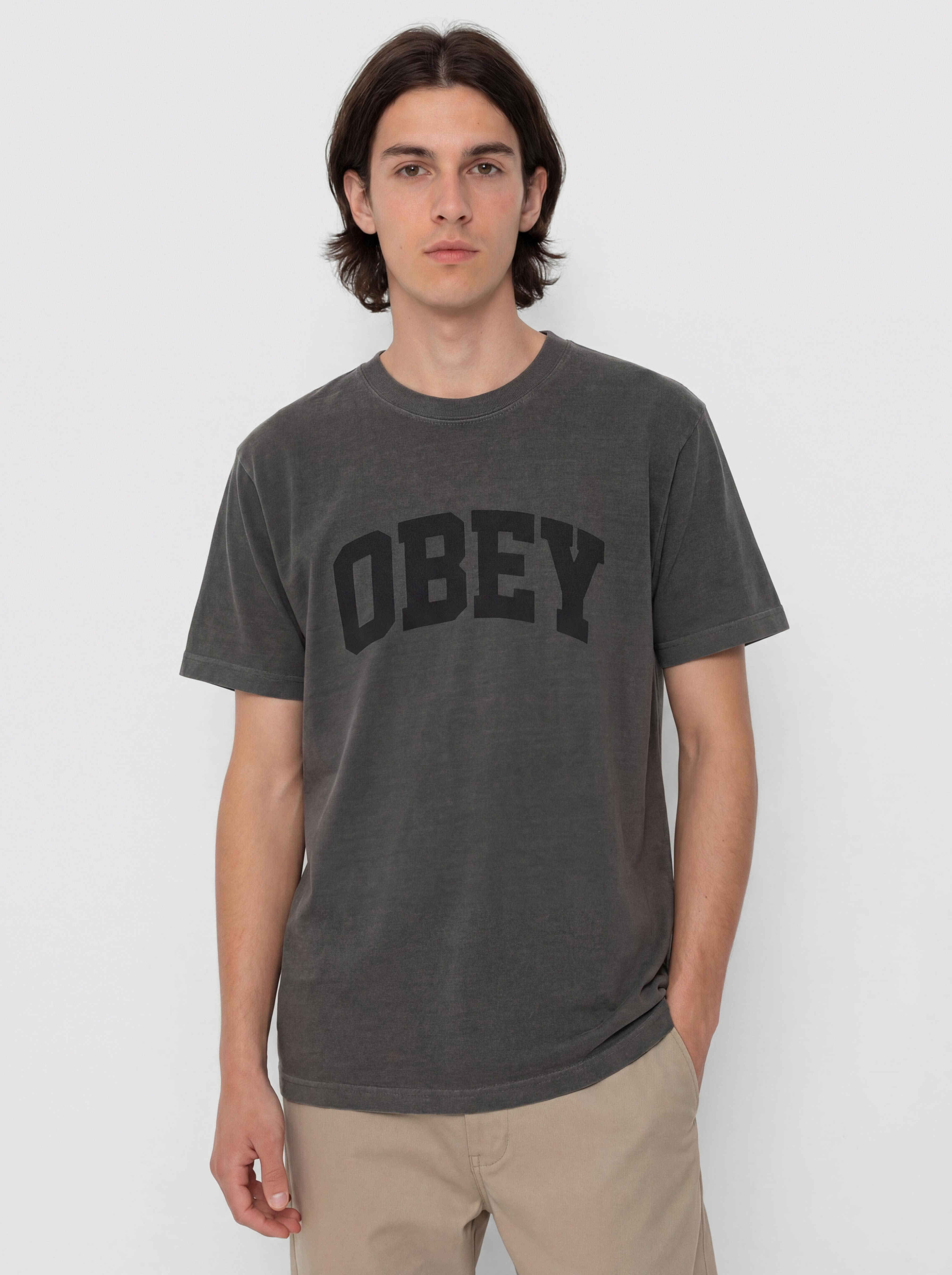 Tričko OBEY Collegiate Pigment