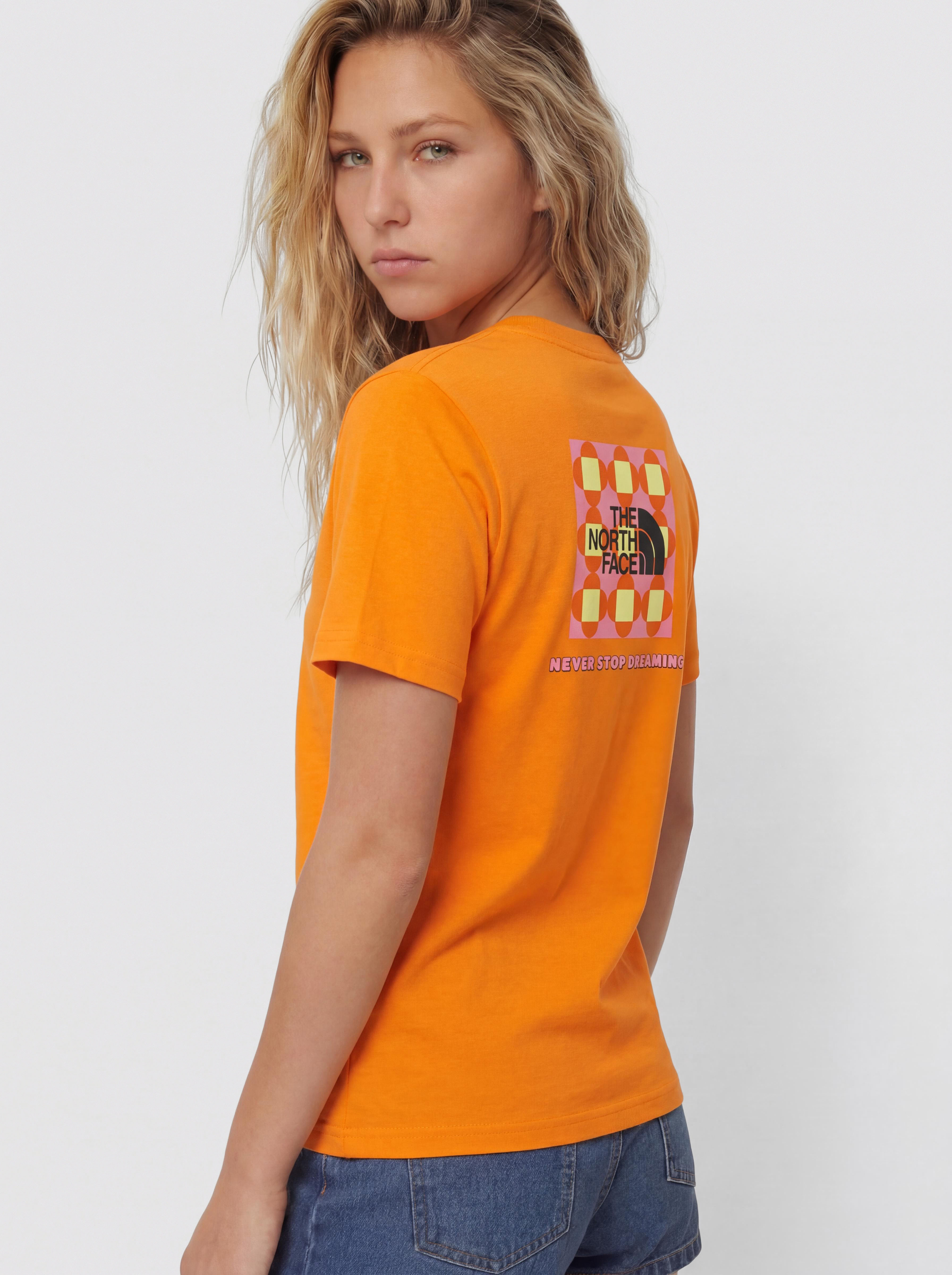 Tričko The North Face X Yinka Ilori Box Graphic (apricot glaze)