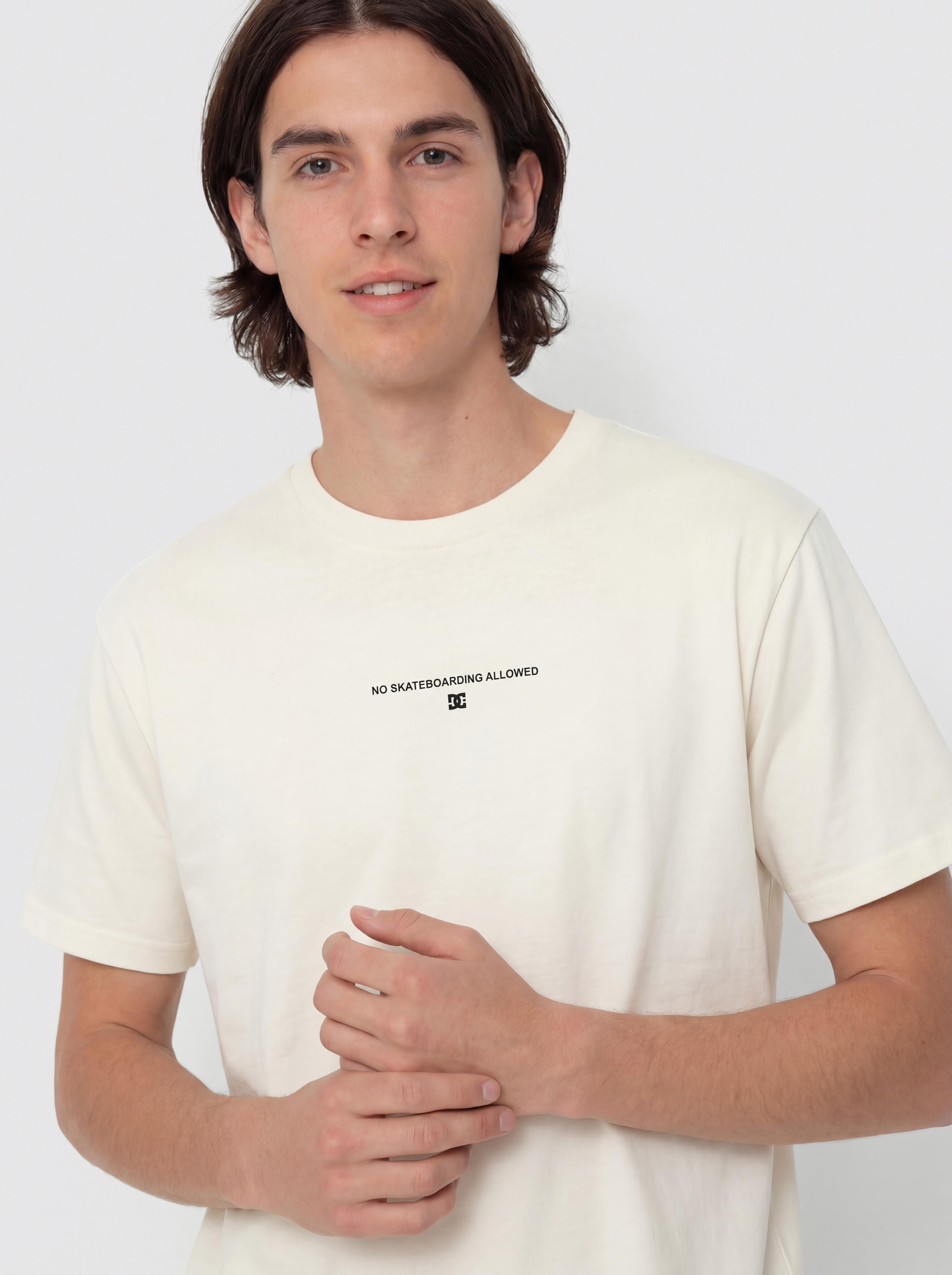 Tričko DC No Skateboard Allowed (lily white)