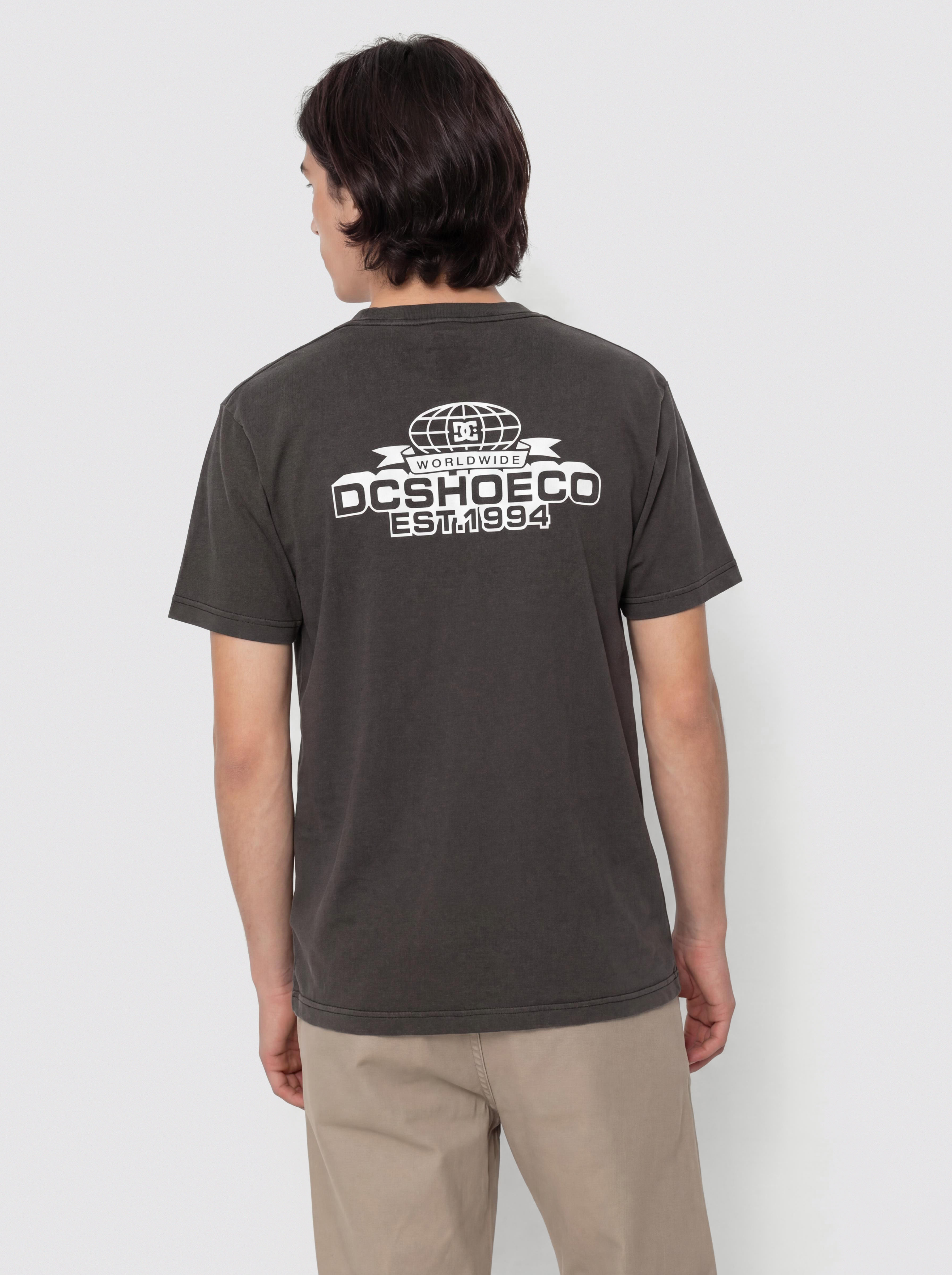 Tričko DC Stock Up (black enzyme wash)