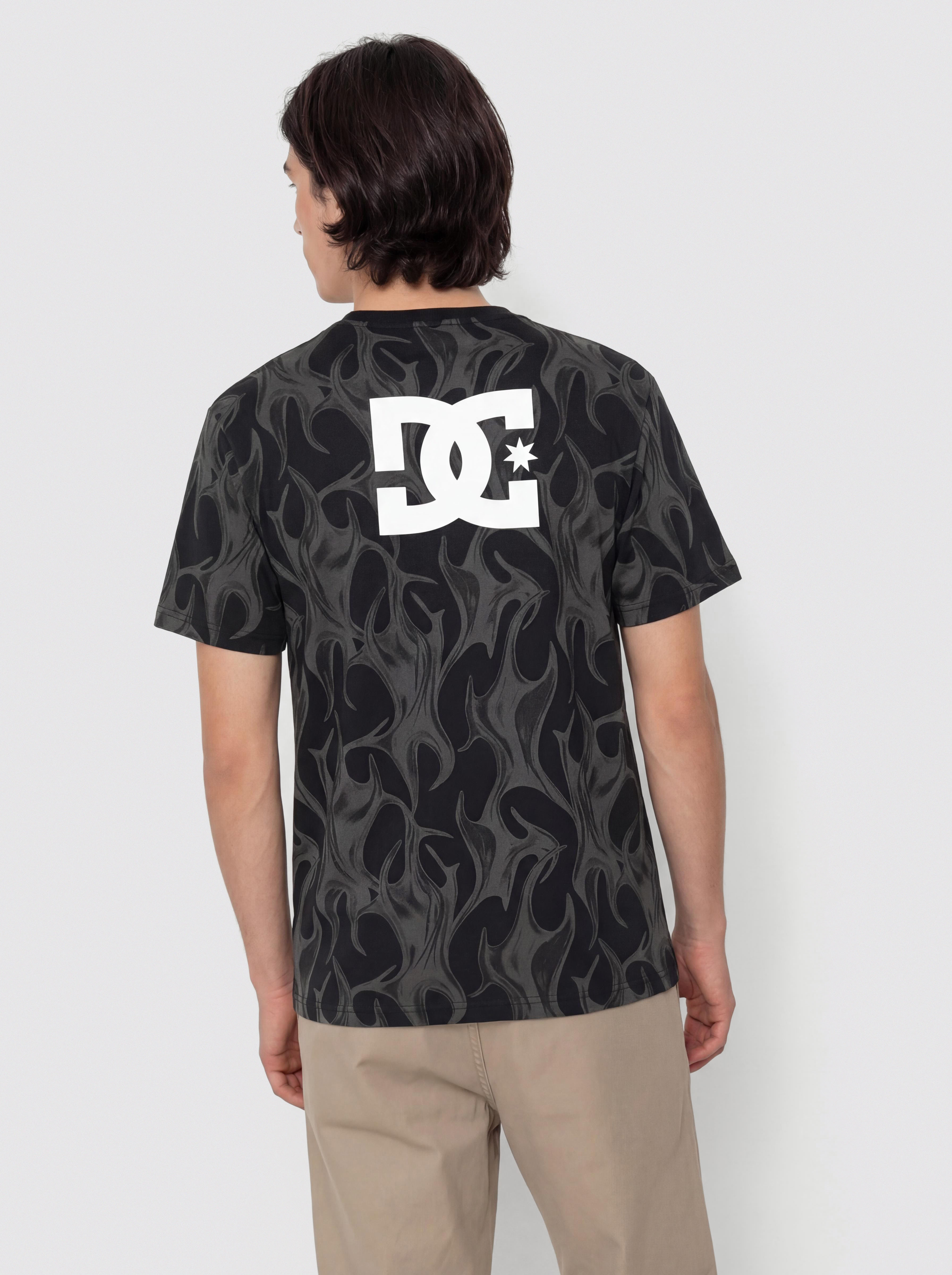 Tričko DC Liquid Fuego (black)