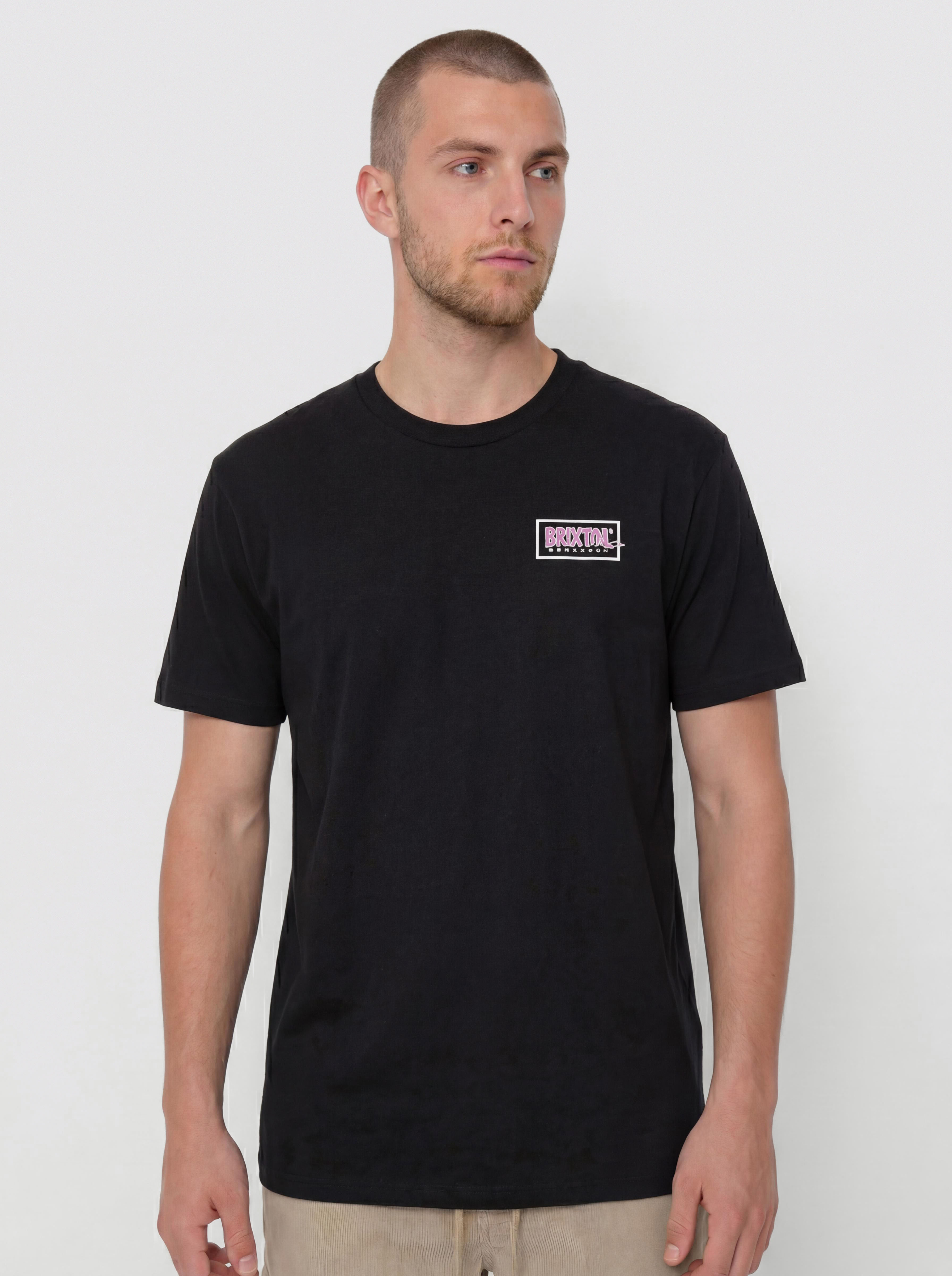 Tričko Brixton Lightning Std (black)