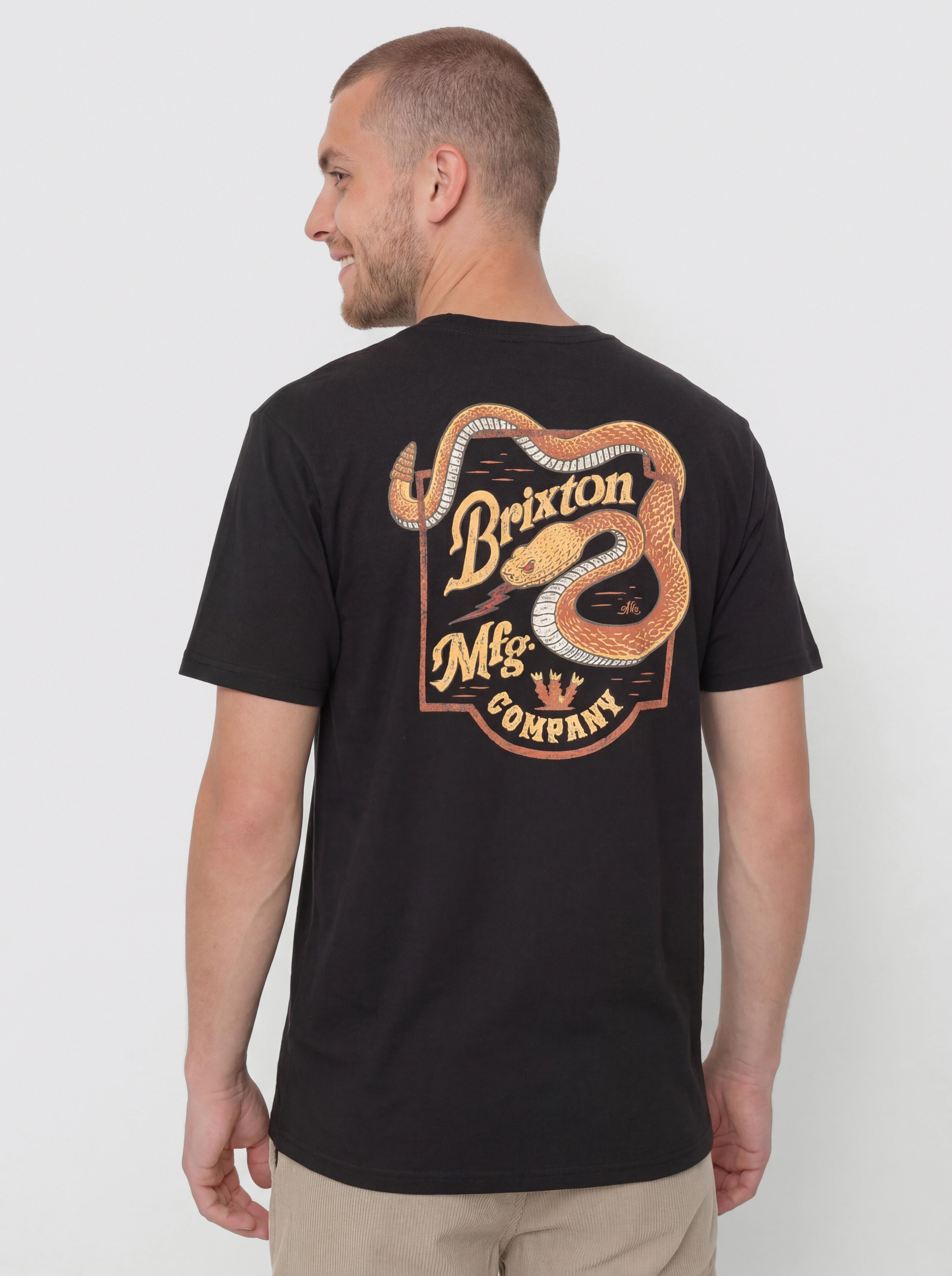 Tričko Brixton Rothwell Tlrt (black)