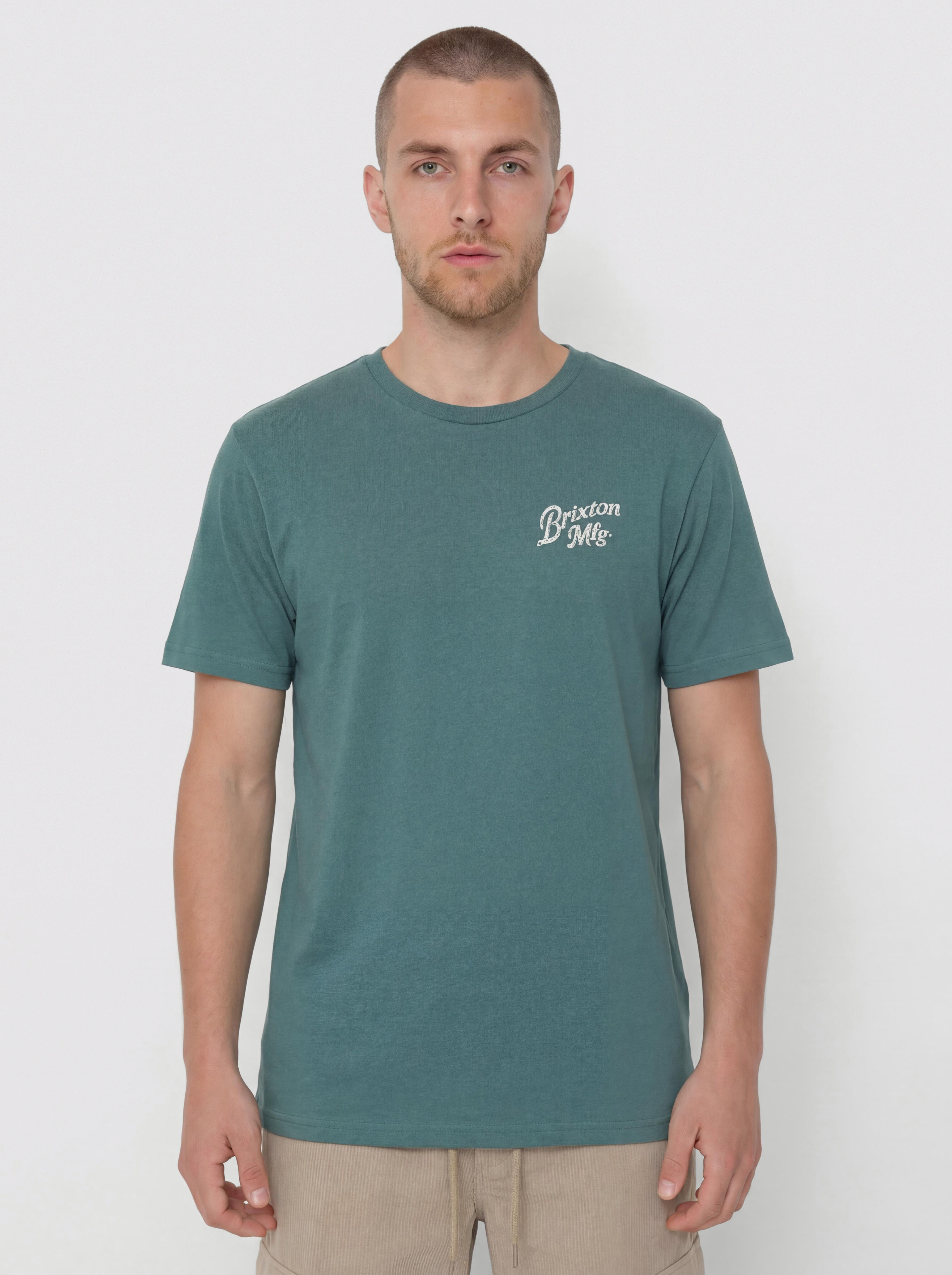 Tričko Brixton Rothwell Tlrt (night sage)