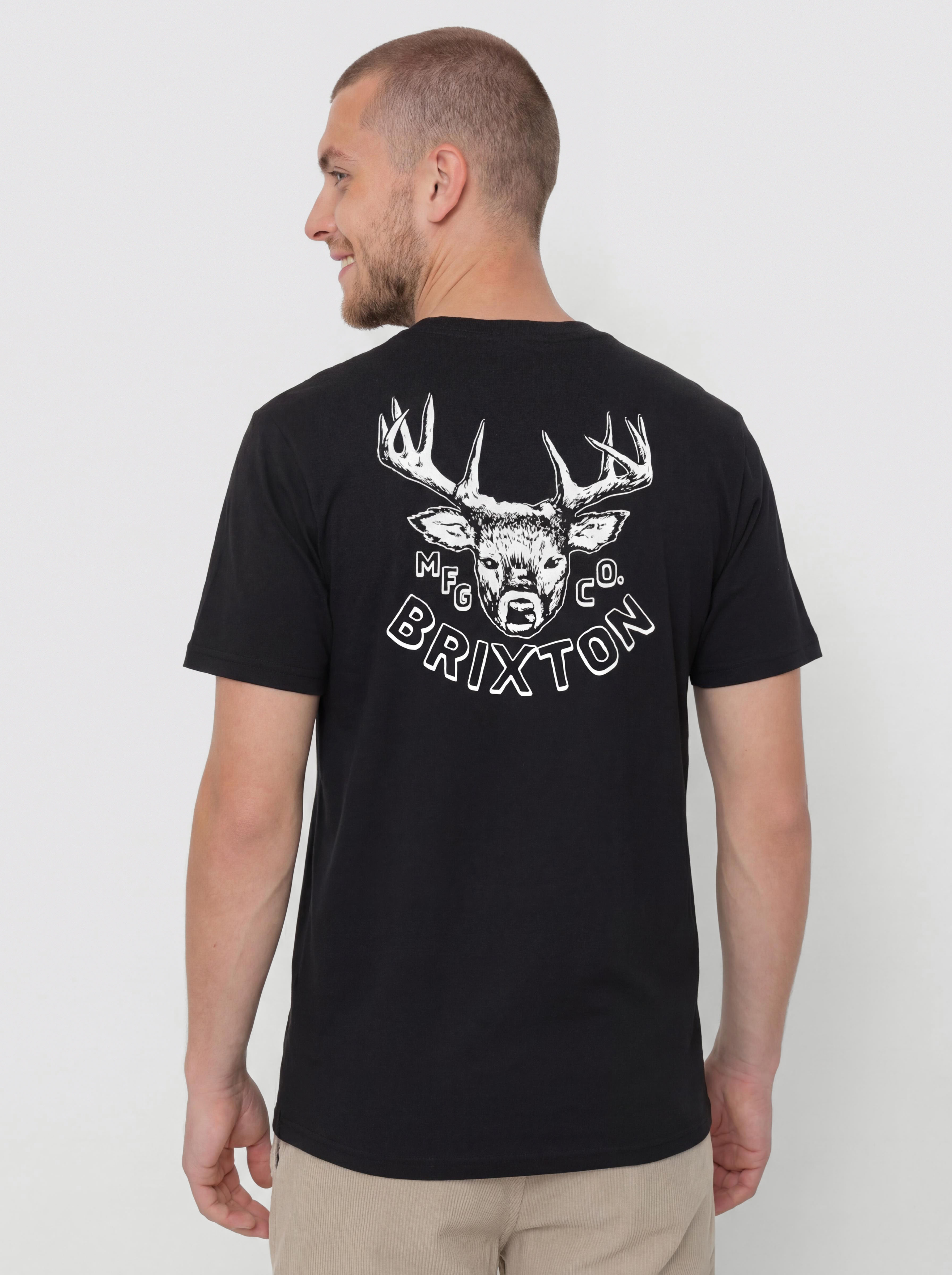 Tričko Brixton Berick Tlrt (black)