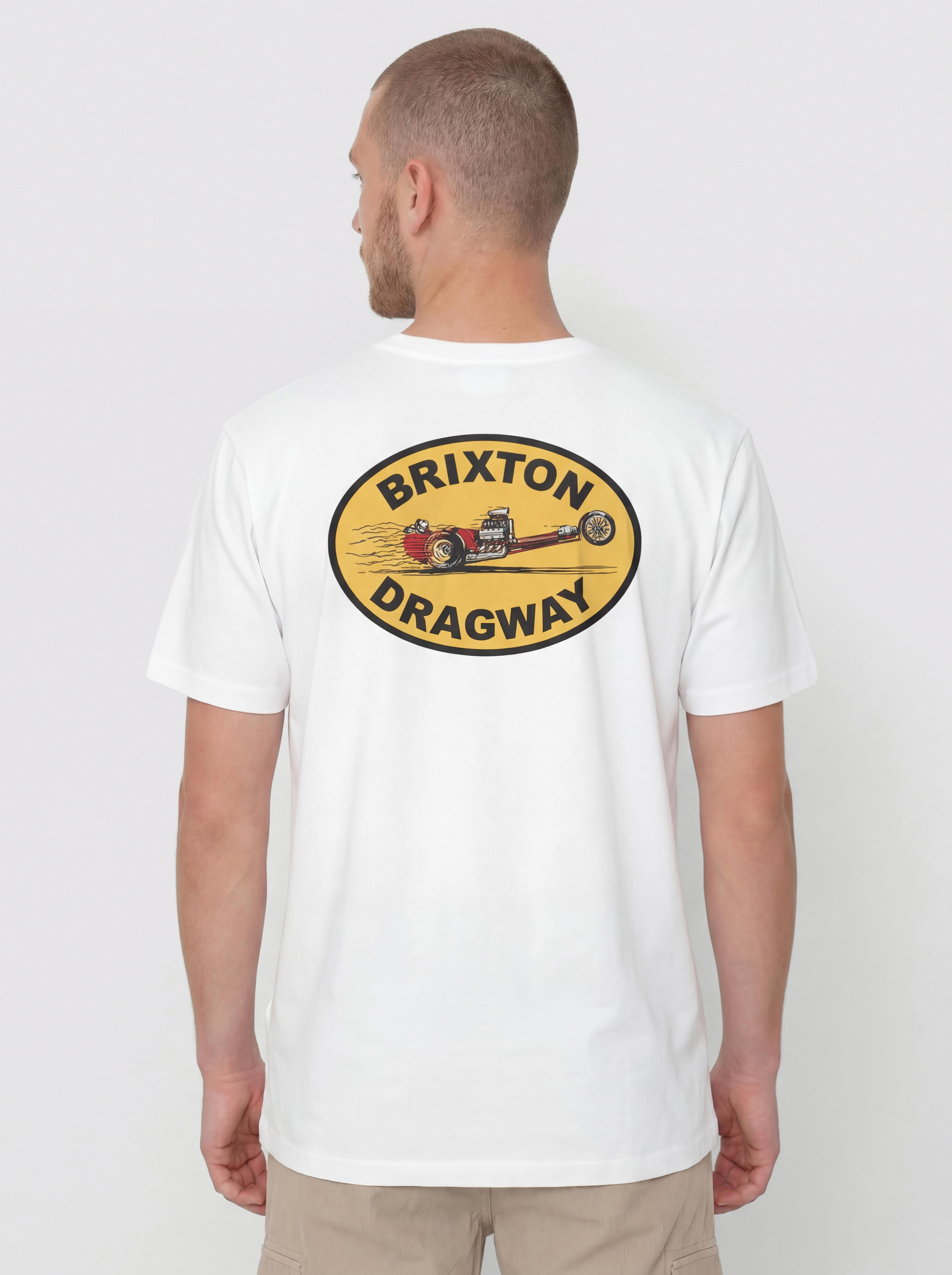 Tričko Brixton Dragway Tlrt (white)