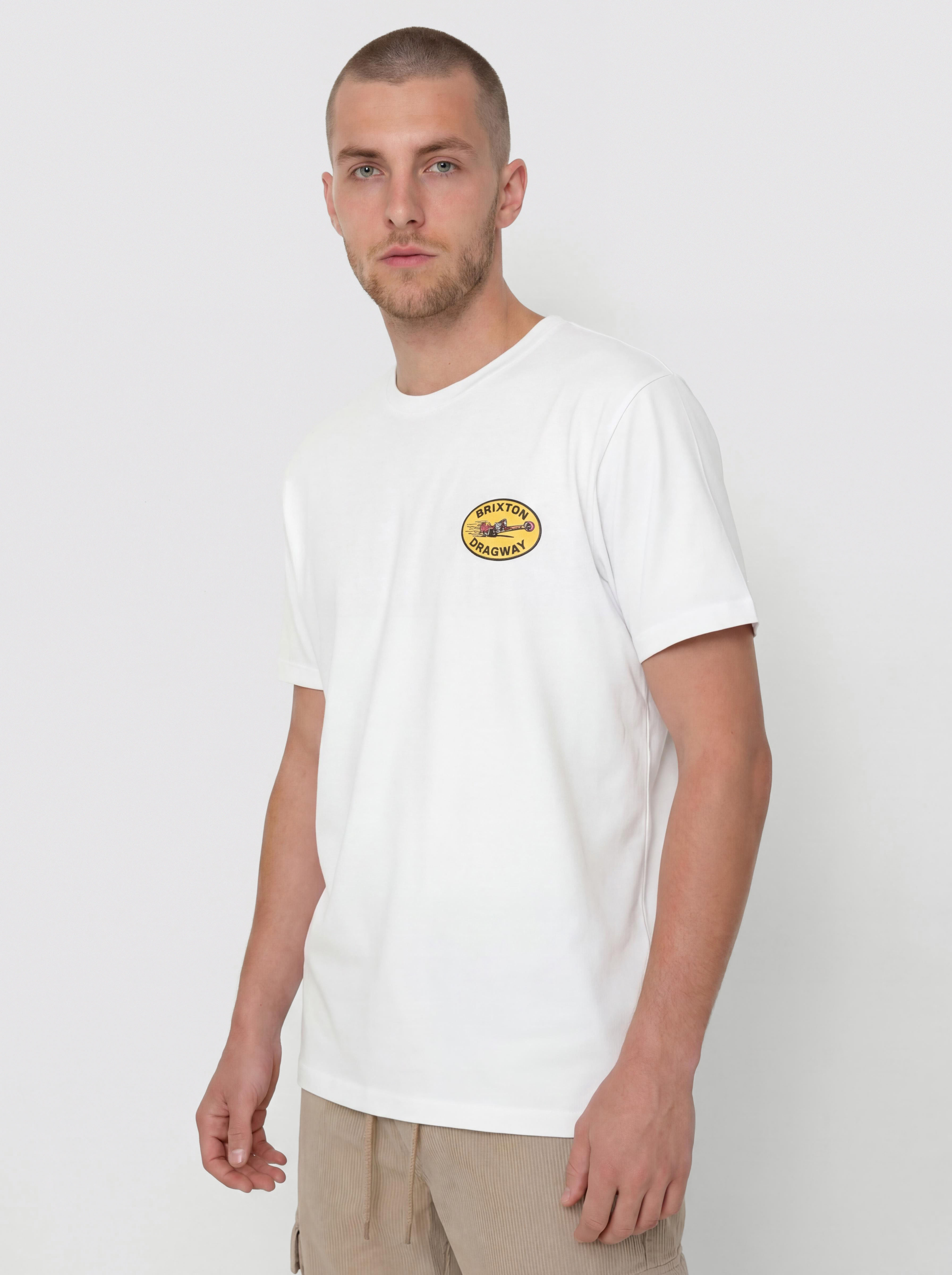 Tričko Brixton Dragway Tlrt (white)