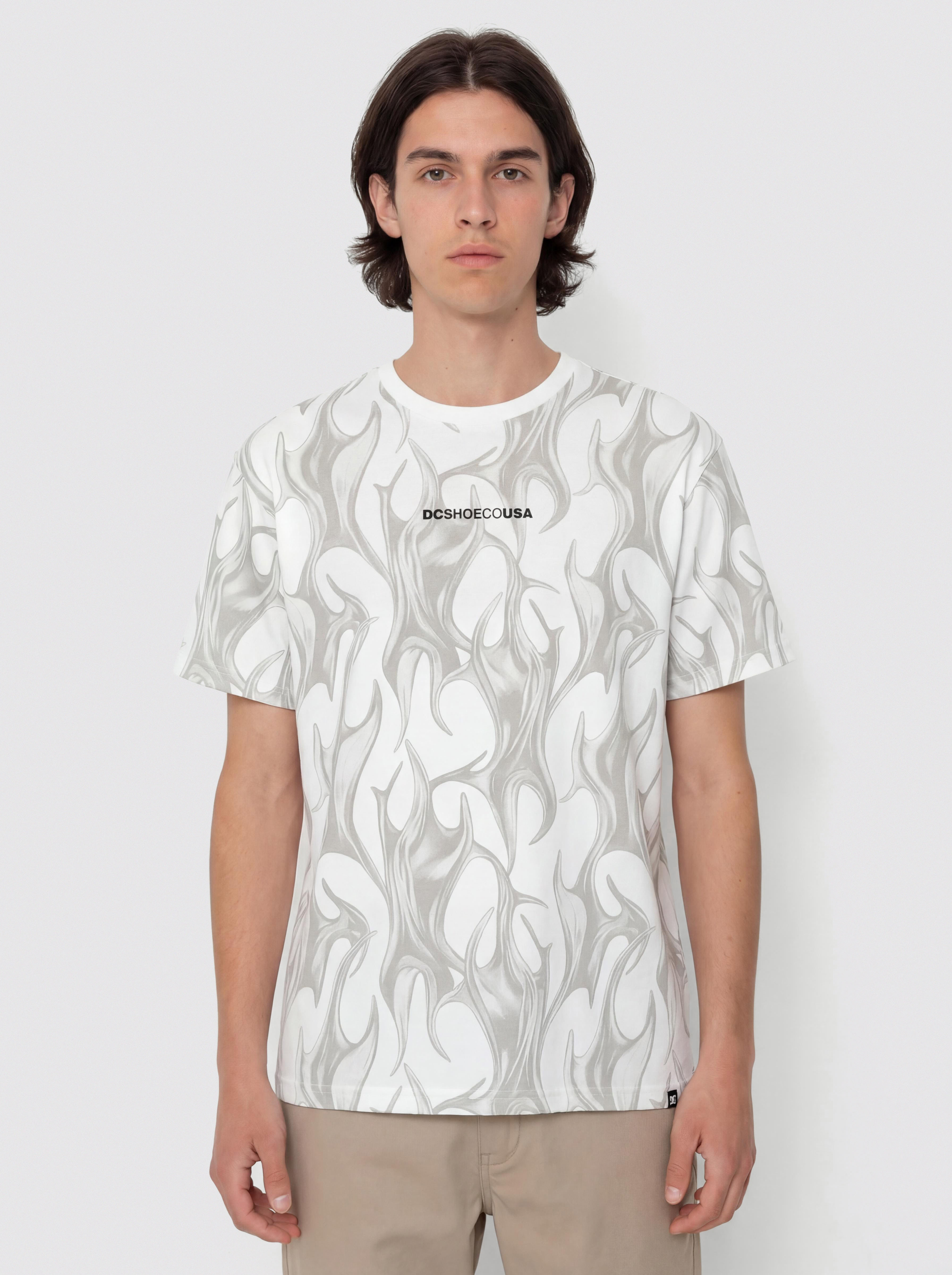 Tričko DC Liquid Fuego (white)